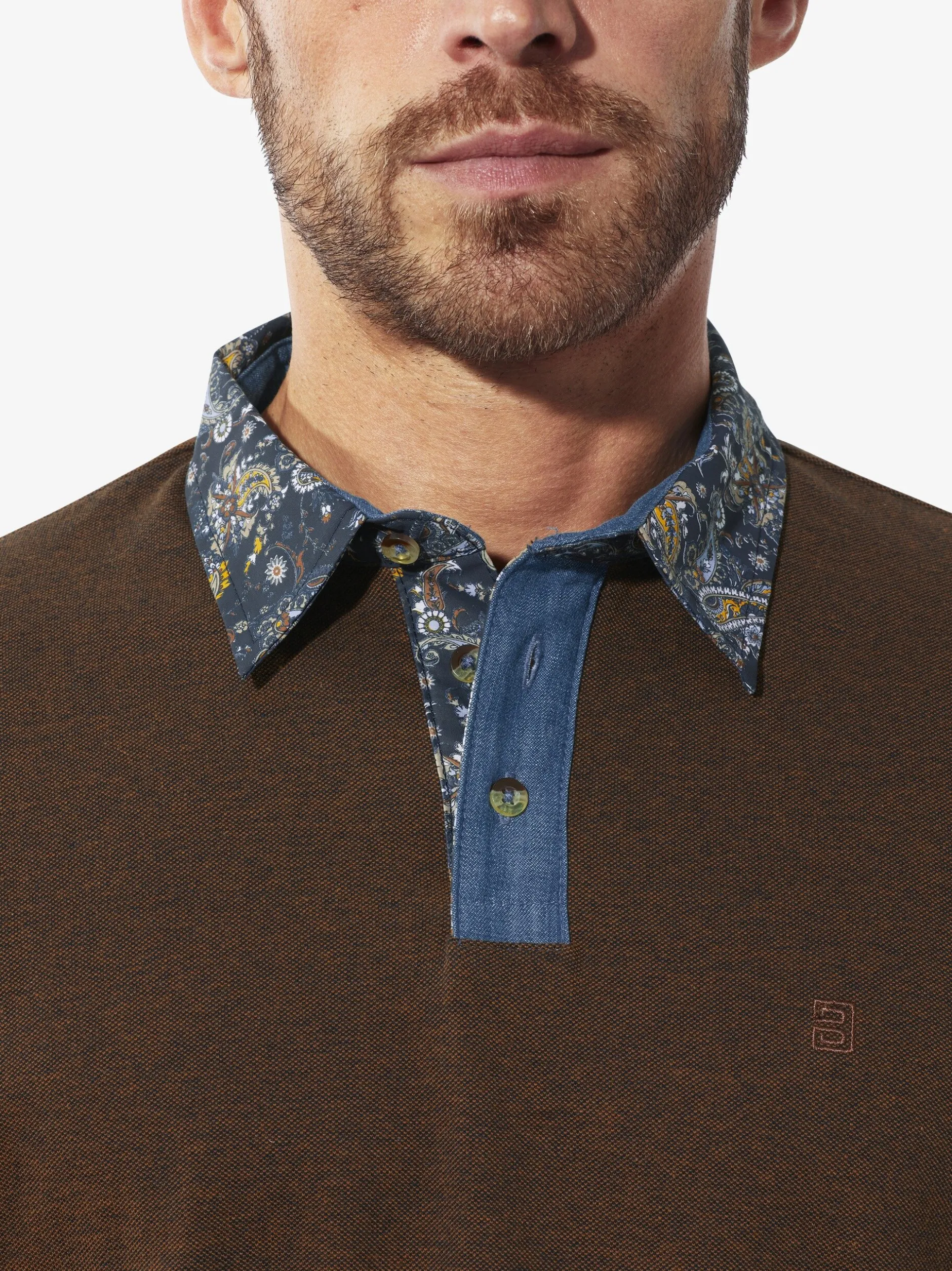 BABISTA Herren Doppelpack Poloshirt - RELOR in blau cognac