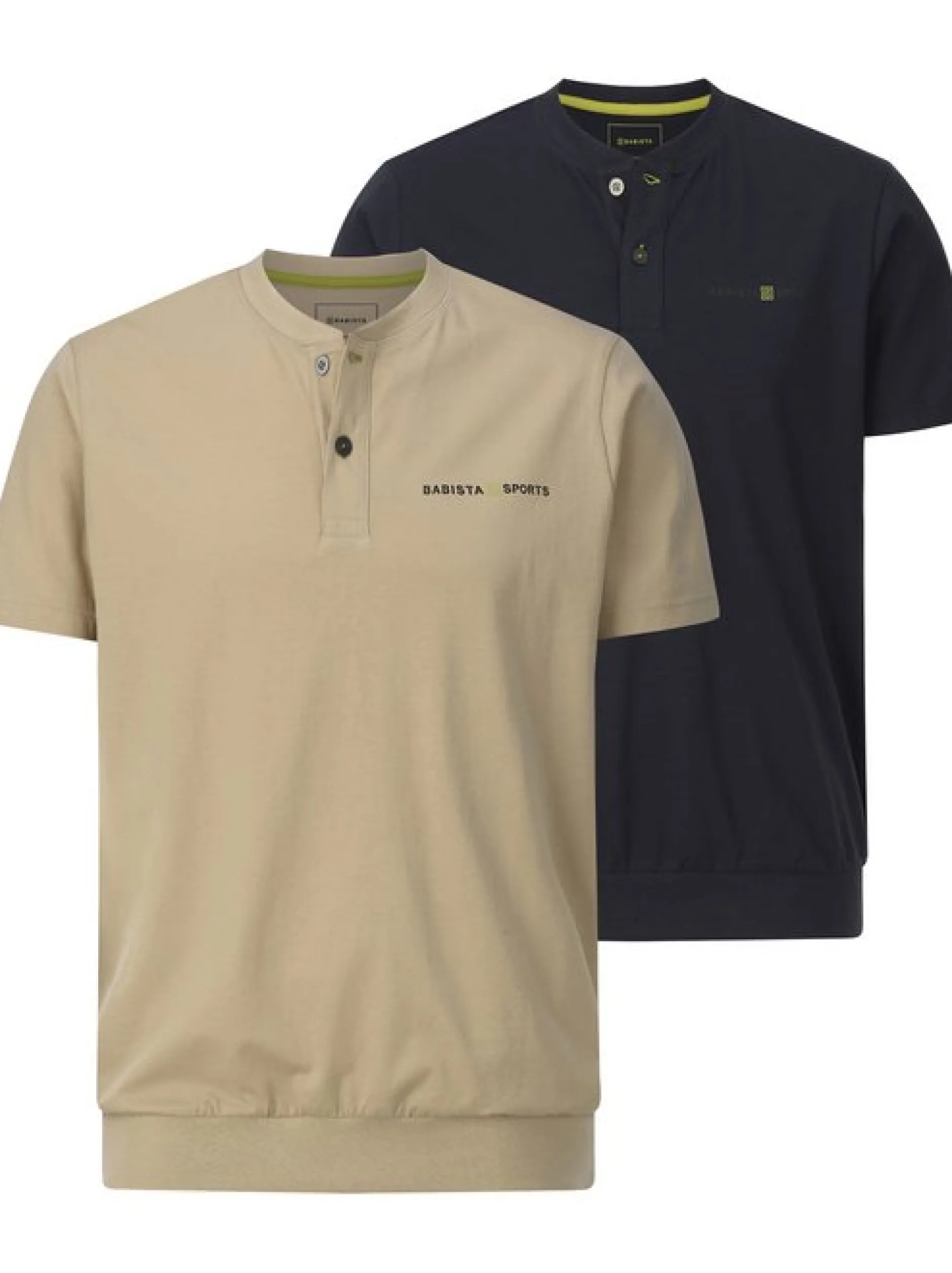 BABISTA Herren Doppelpack T-Shirt - MARILO in beige