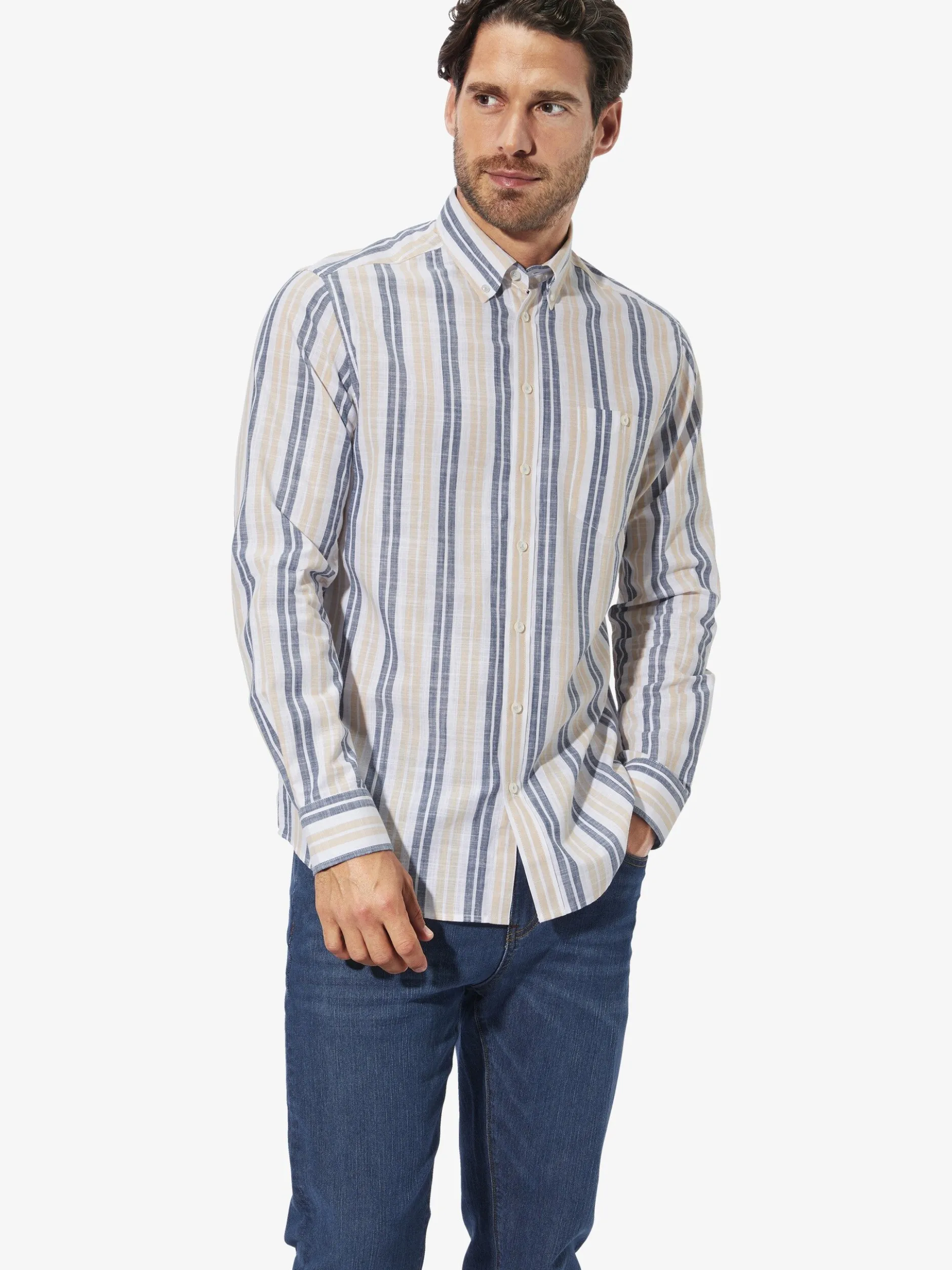 BABISTA Herren Hemd - MARINETTO in beige