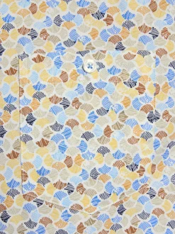 BABISTA Herren Kurzarmhemd - BELLANZA in beige
