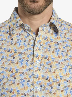 BABISTA Herren Kurzarmhemd - BELLANZA in beige