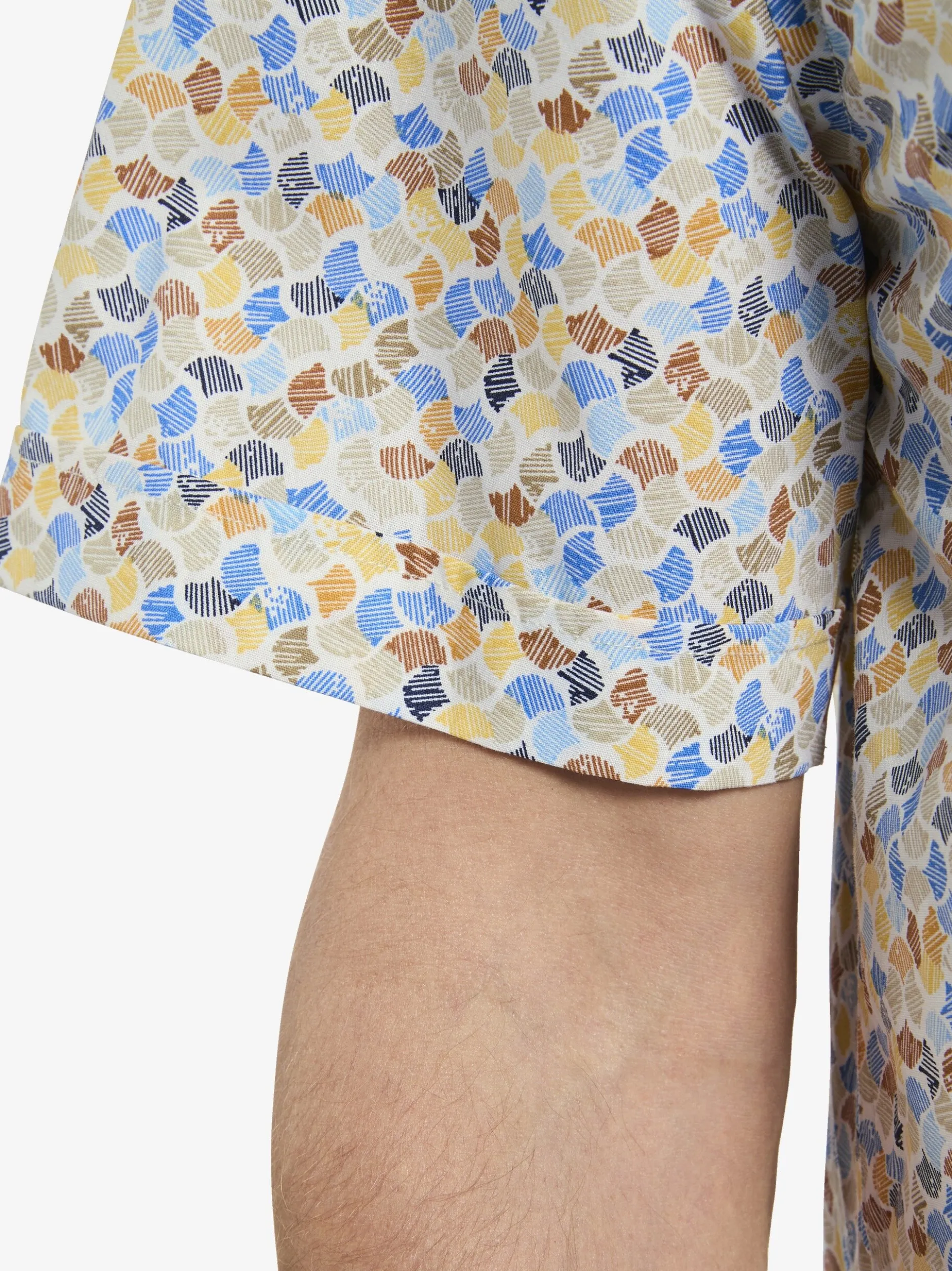 BABISTA Herren Kurzarmhemd - BELLANZA in beige