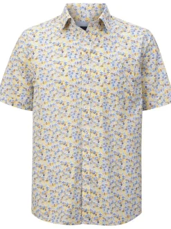 BABISTA Herren Kurzarmhemd - BELLANZA in beige