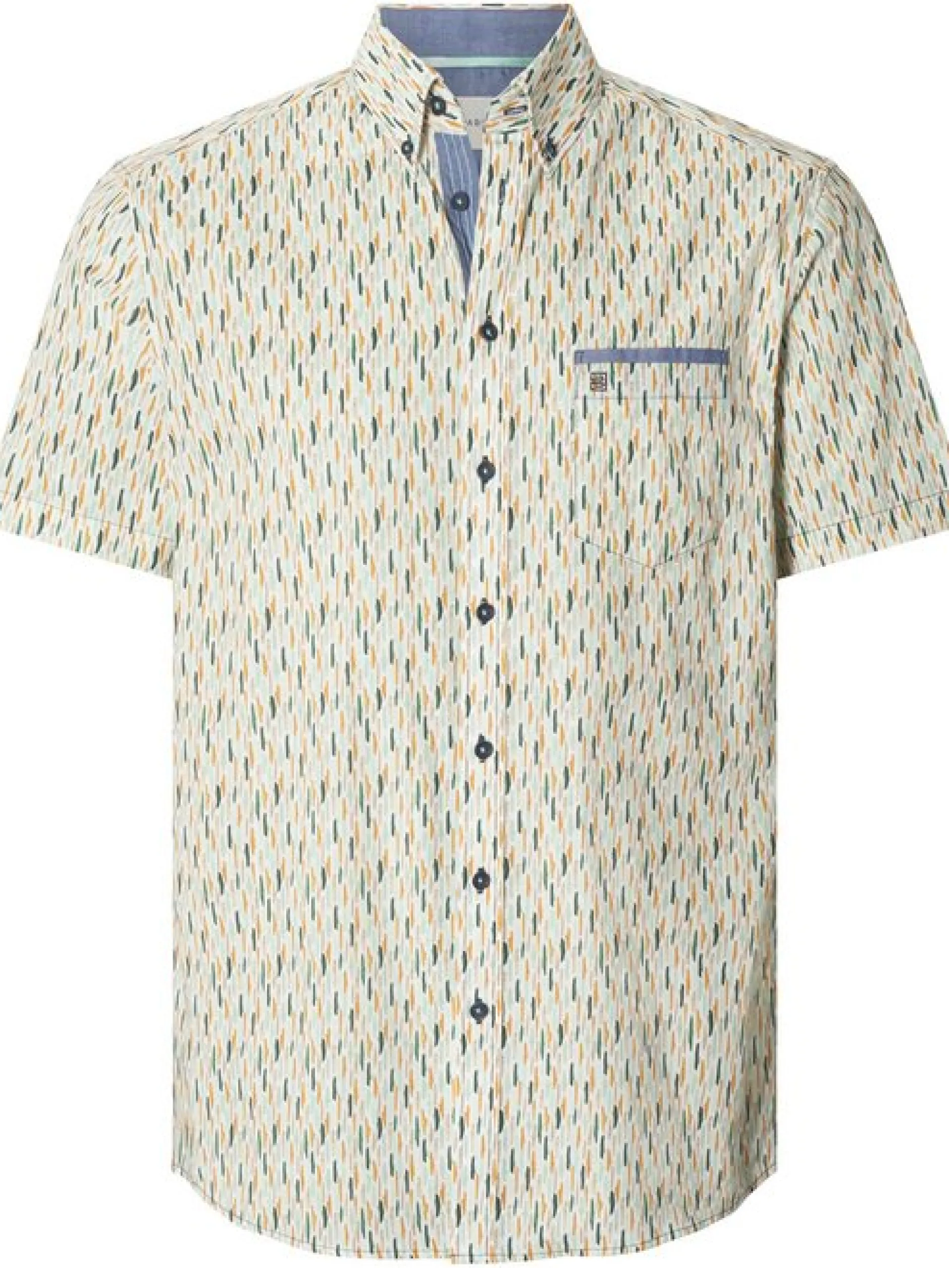 BABISTA Herren Kurzarmhemd - MARVIO in beige
