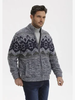 BABISTA Herren Outdoor Strickjacke - TESSABELLA in blau