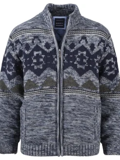 BABISTA Herren Outdoor Strickjacke - TESSABELLA in blau