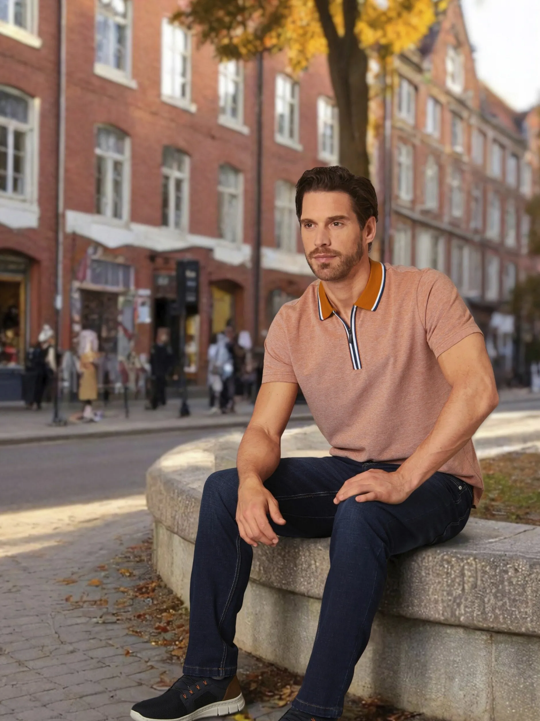 BABISTA Herren Poloshirt - PALORIN in orange