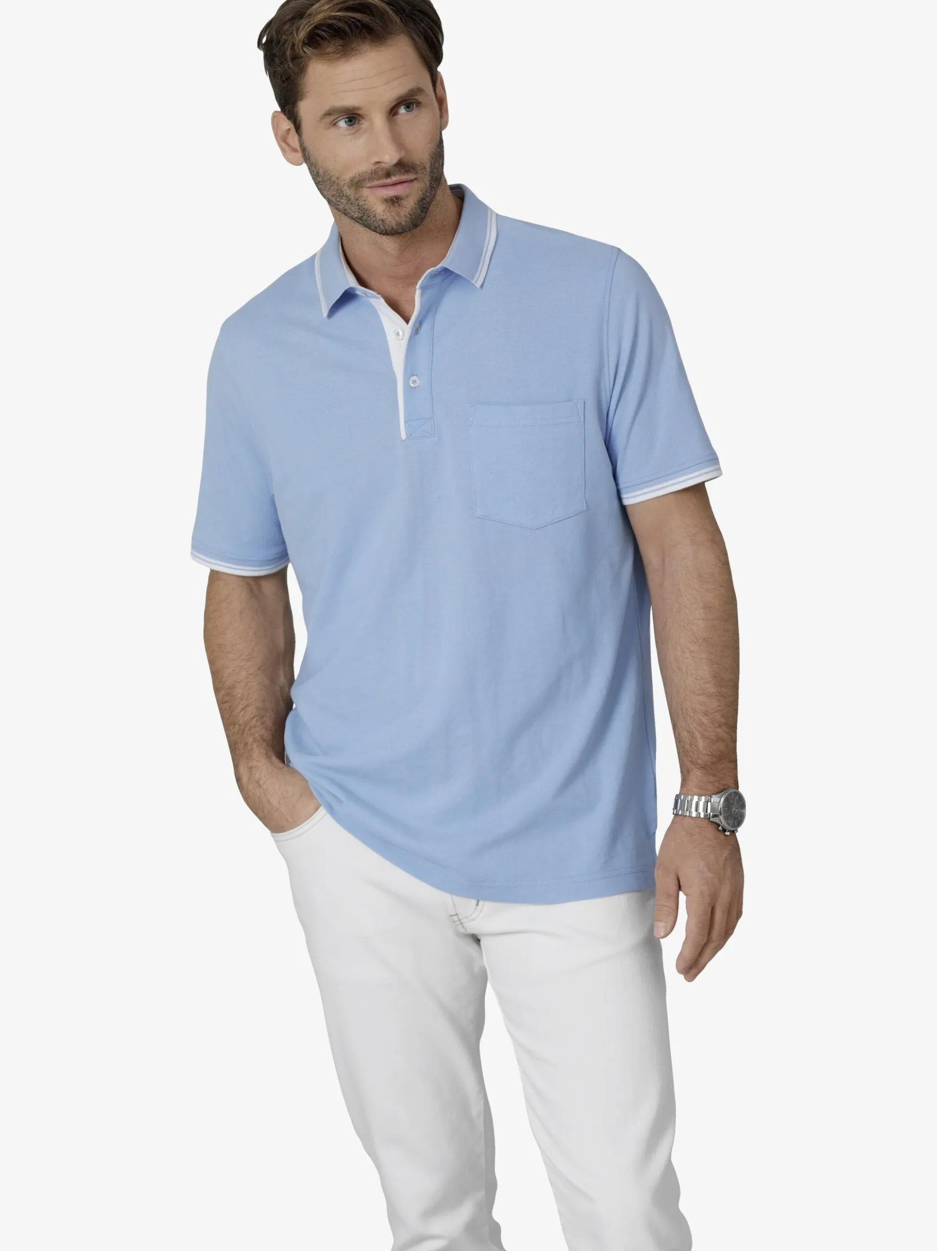 BABISTA Herren Poloshirt - TESSAVEST in blau