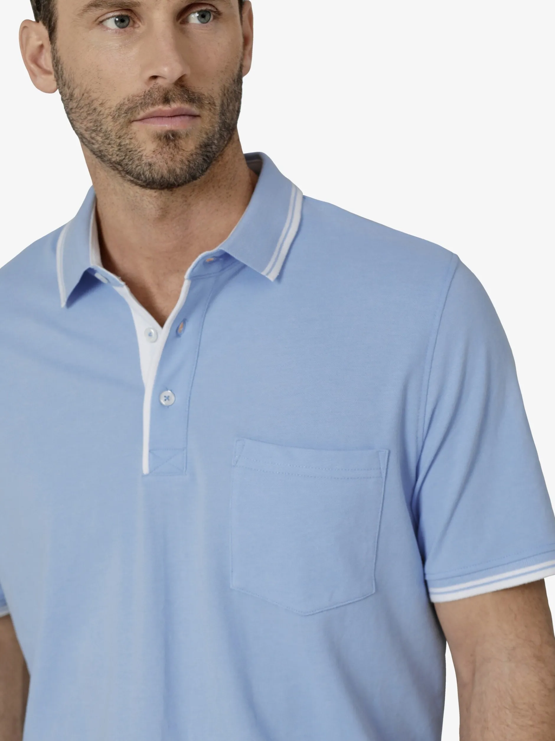 BABISTA Herren Poloshirt - TESSAVEST in blau