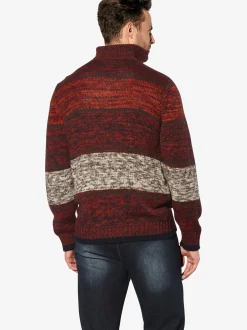 BABISTA Herren Pullover - CARMILO in rot mehrfarbig