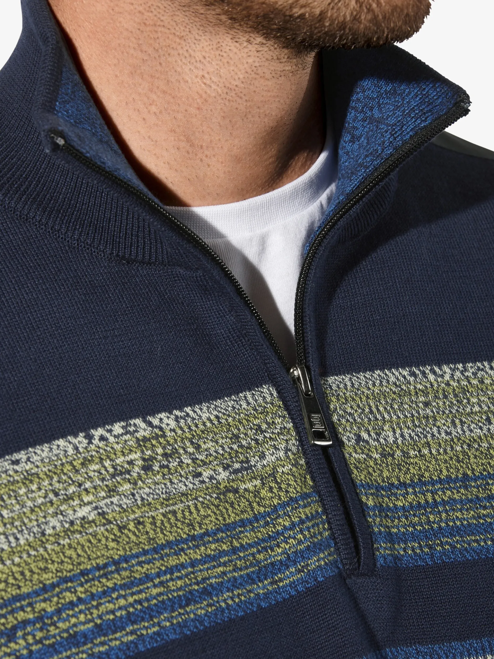 BABISTA Herren Pullover - NELOR in blau - Ärmel: langarm