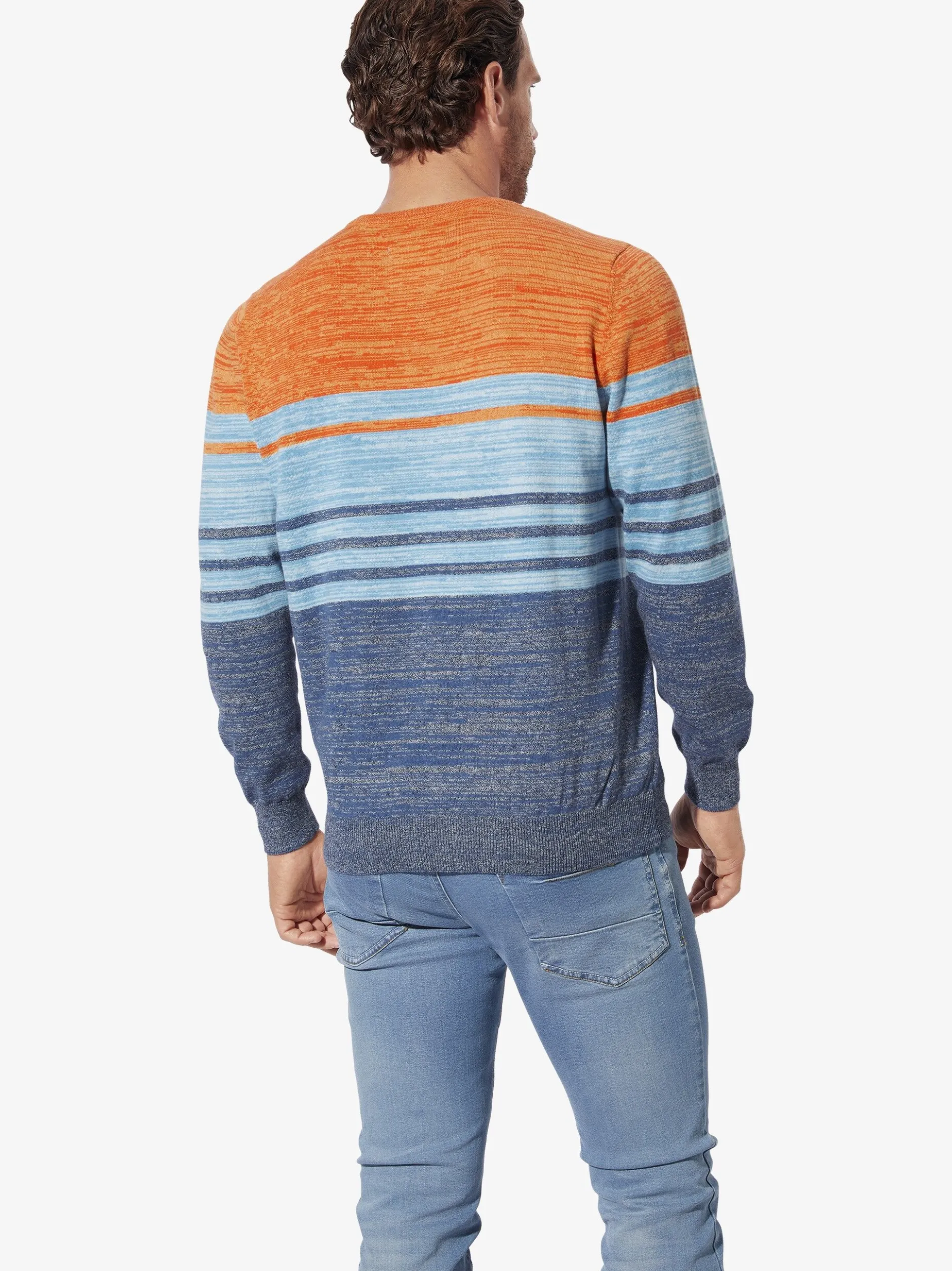 BABISTA Herren Pullover - WALNOR in blau orange