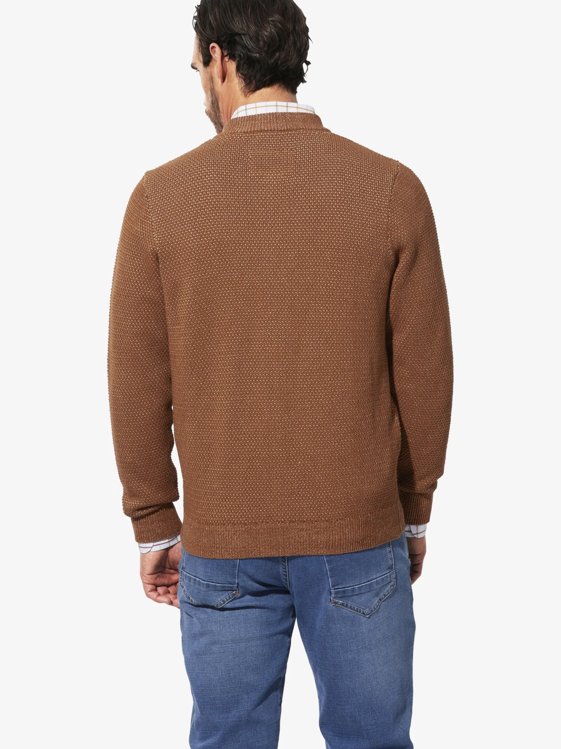 BABISTA Herren Strickjacke - CALEN in cognac