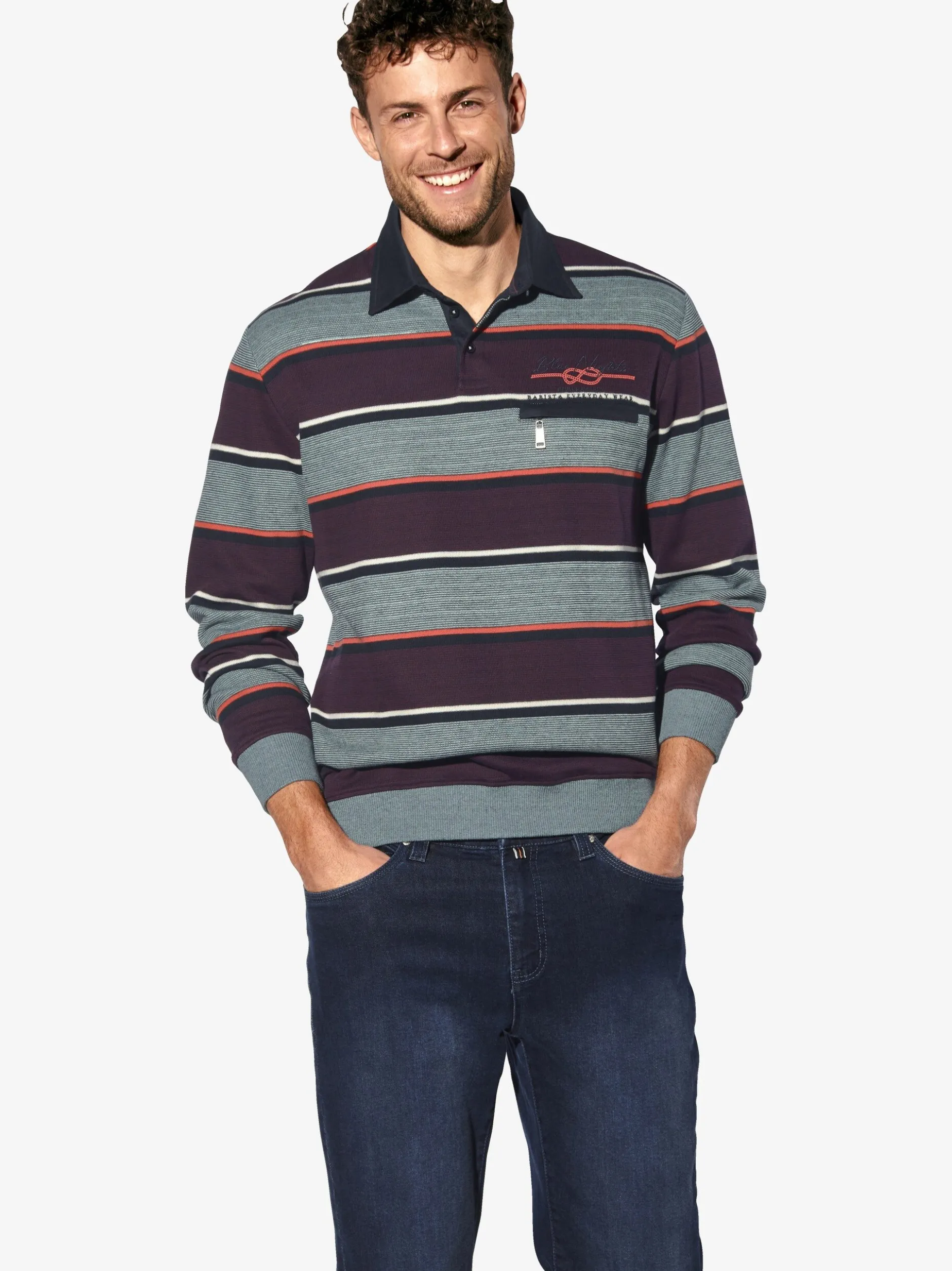 BABISTA Herren Sweatshirt - TELON in blau mehrfarbig
