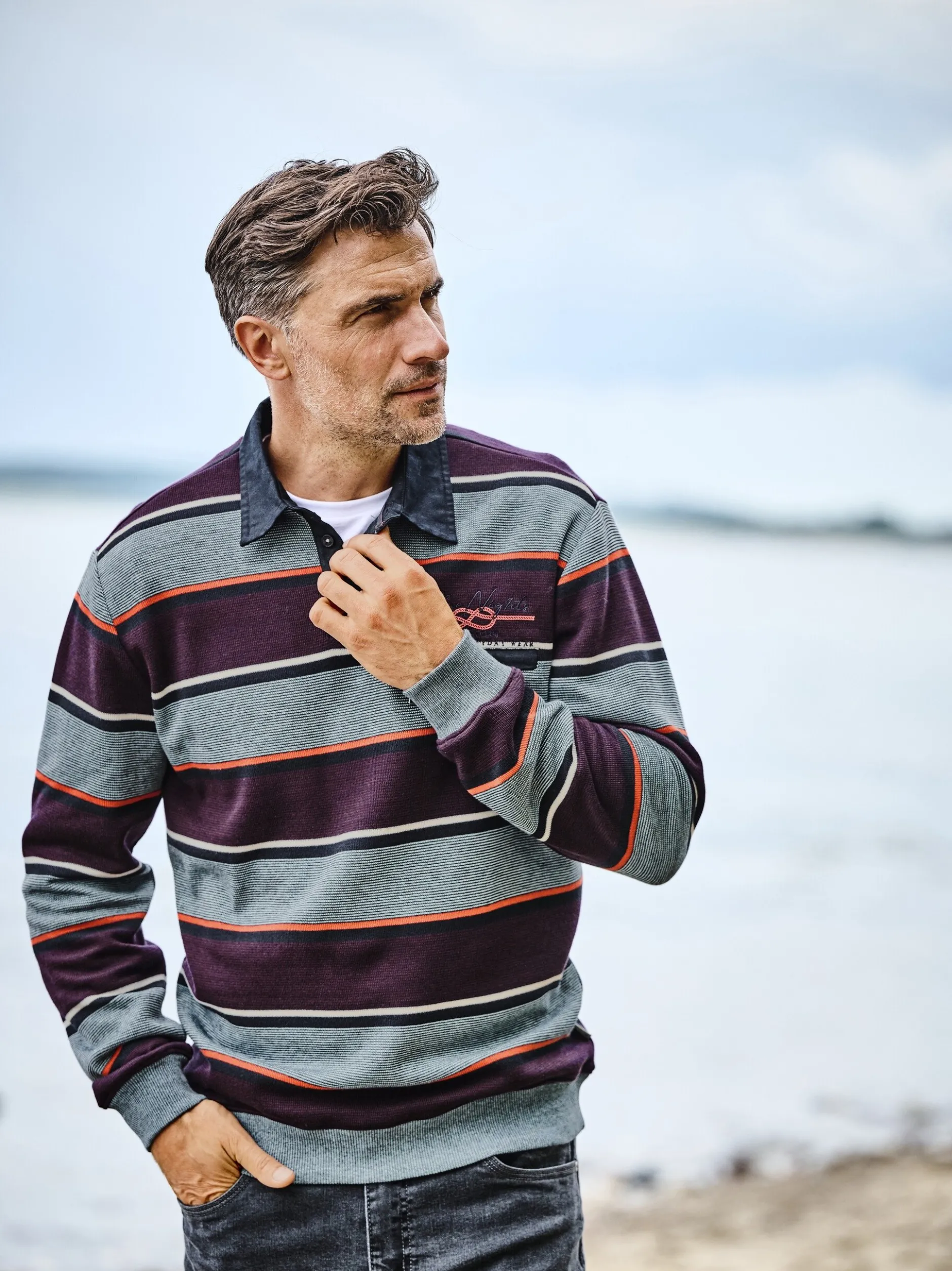 BABISTA Herren Sweatshirt - TELON in blau mehrfarbig
