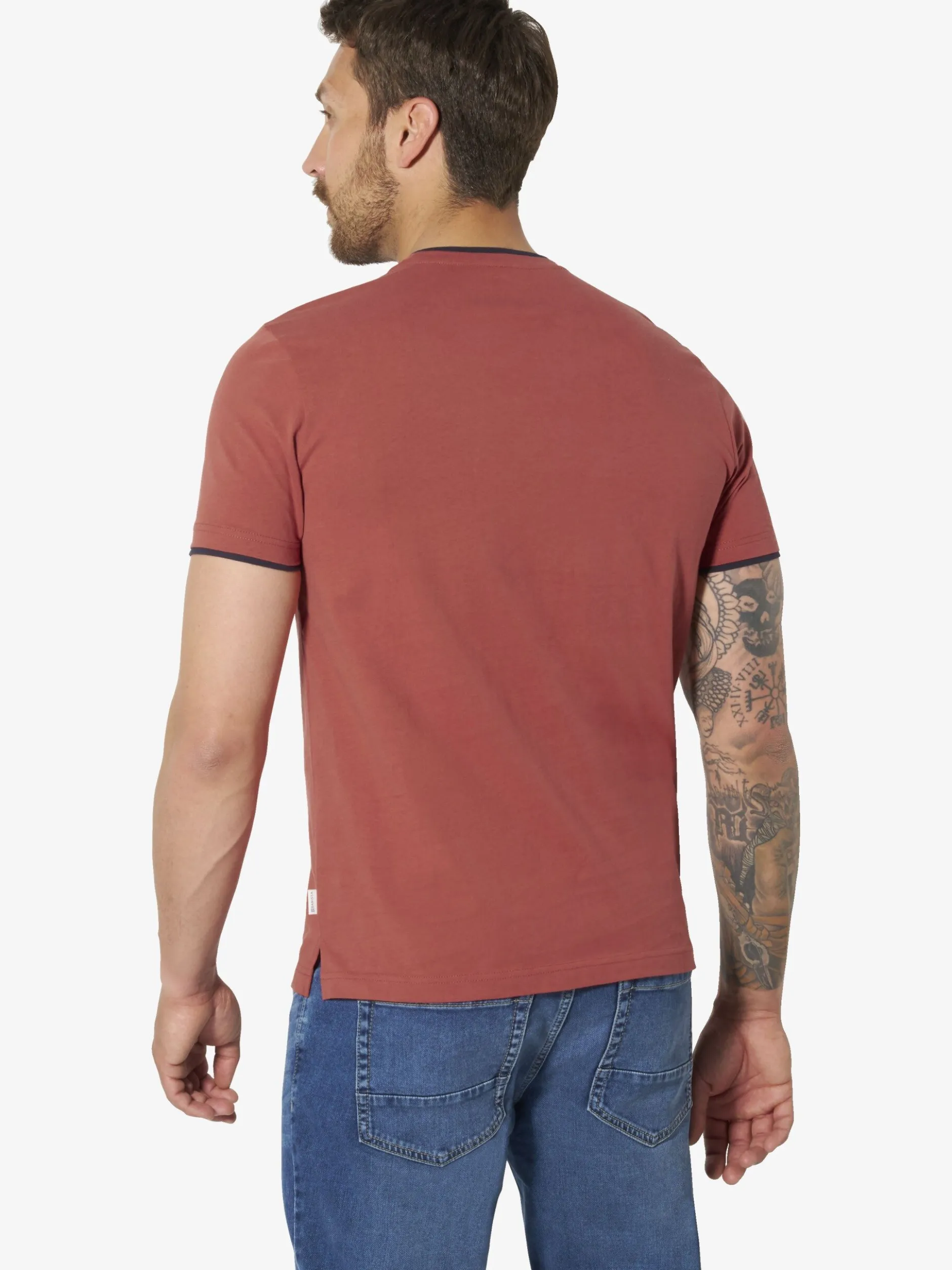 BABISTA Herren T-Shirts - RIGATULI im 2er-Pack in blau rot