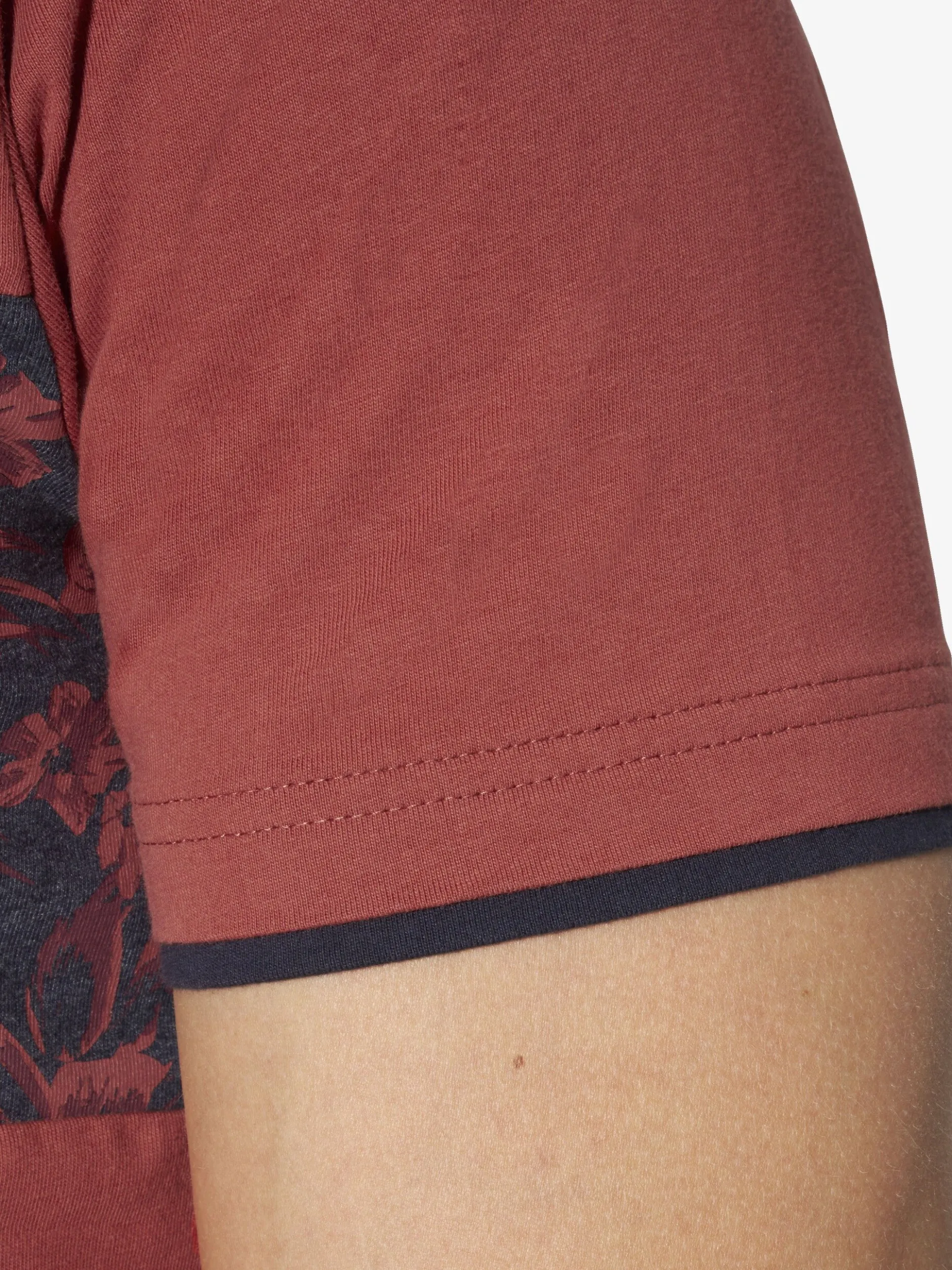 BABISTA Herren T-Shirts - RIGATULI im 2er-Pack in blau rot