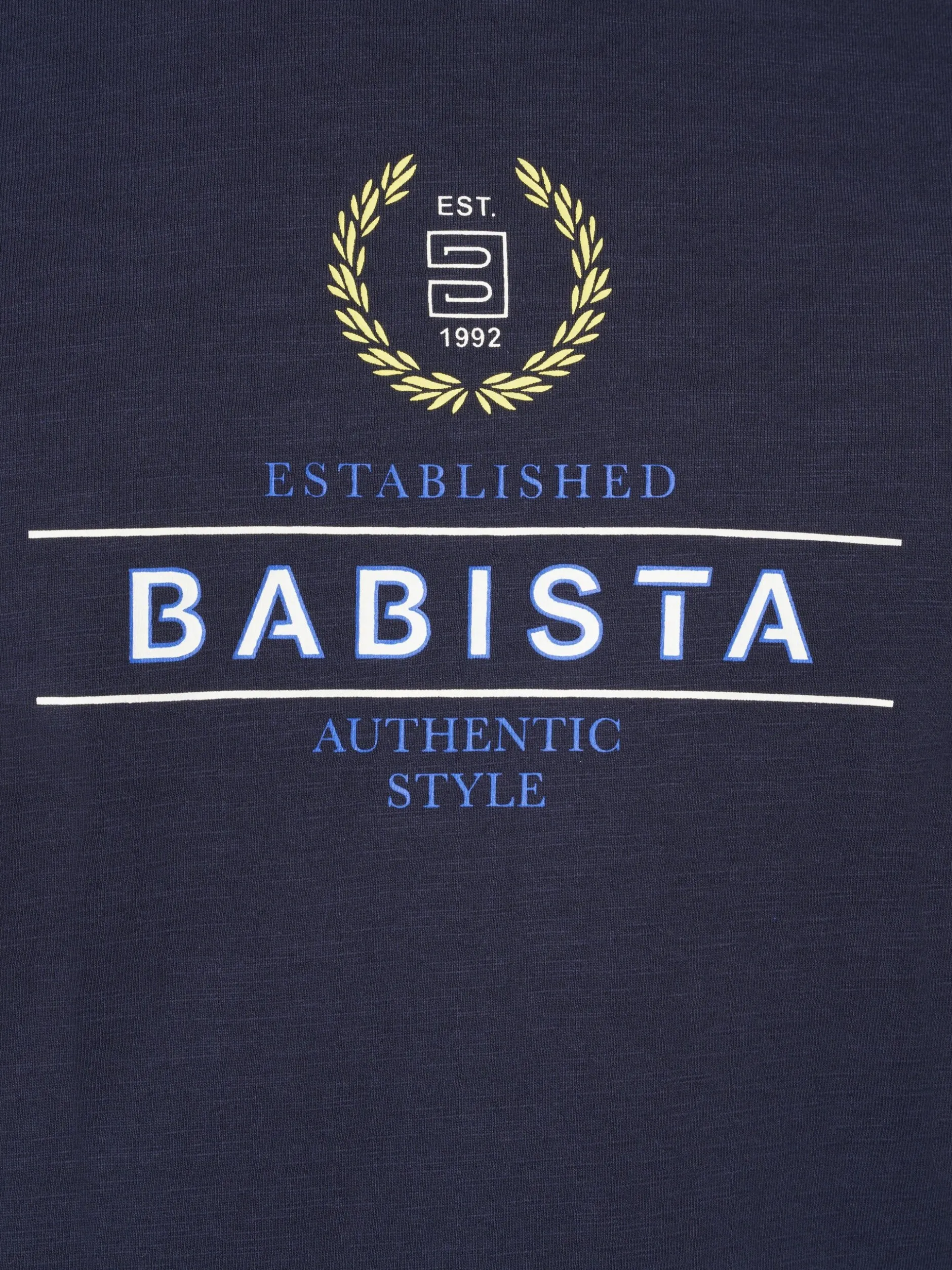 BABISTA Herren T-Shirts - ROMENZO im 2er-Pack in ecru marine
