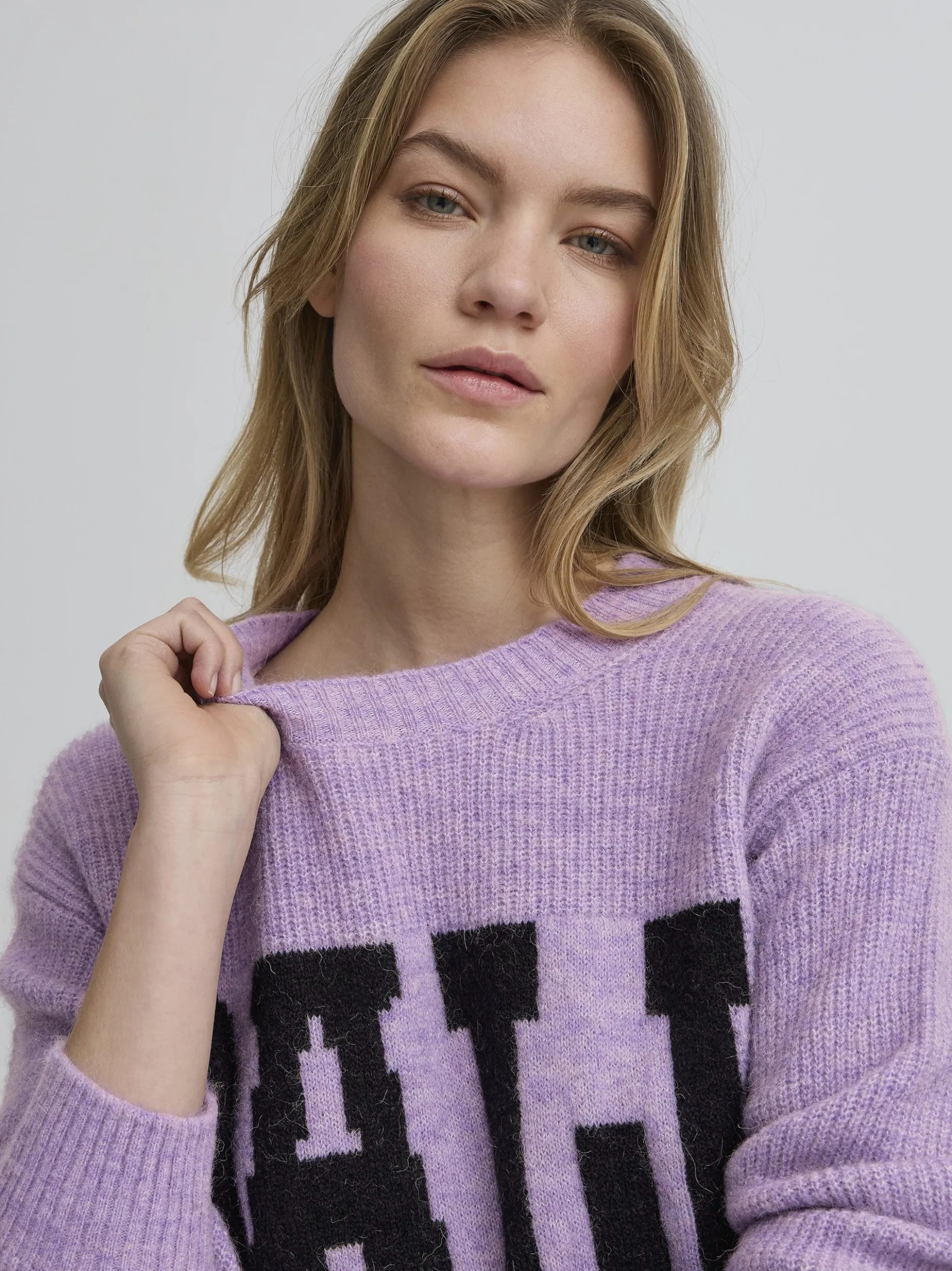 Ball Damen Strickpullover BASTACY in lila