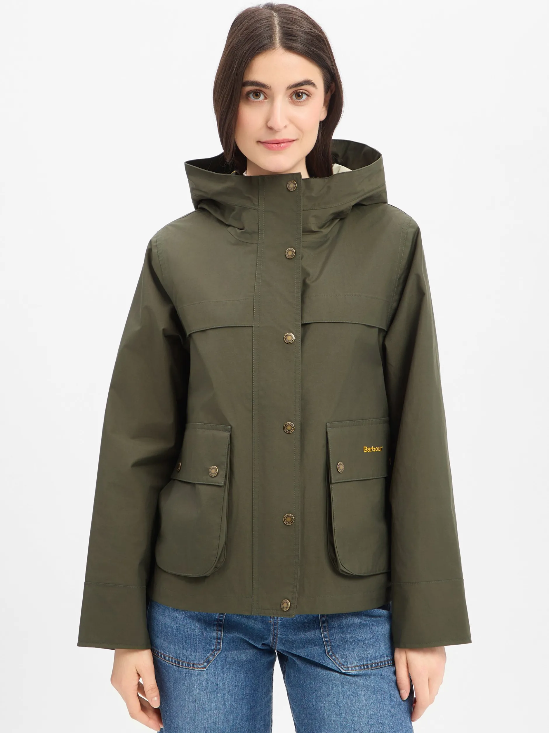 Barbour Damen Regenjacke - Baythorpe in khaki beige