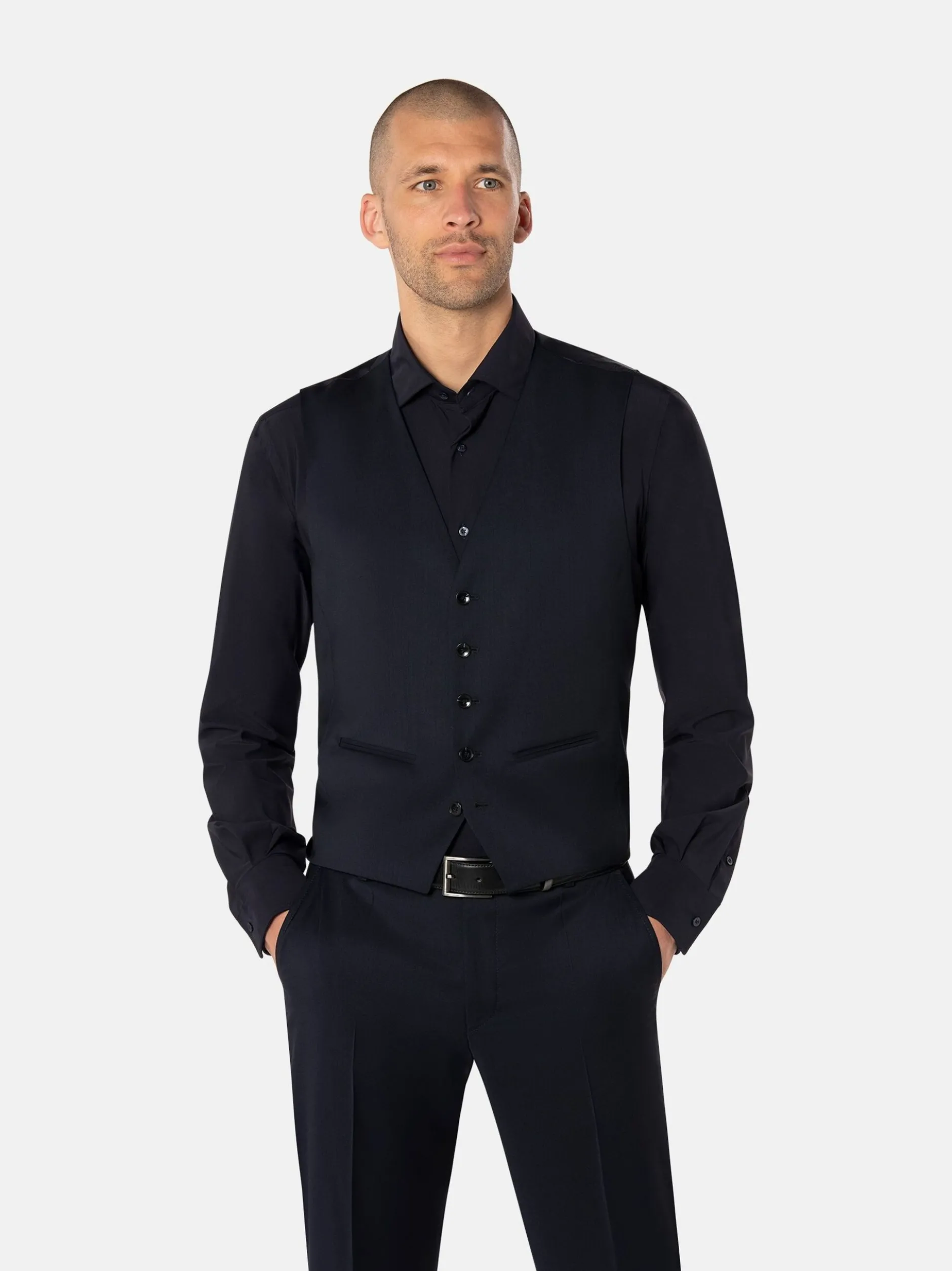 Benvenuto Herren Anzugweste - ENZO in blau