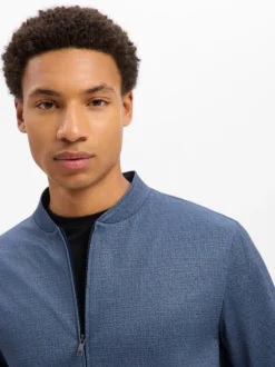 Benvenuto Herren Baukasten-Blouson - Leo J in marine ecru