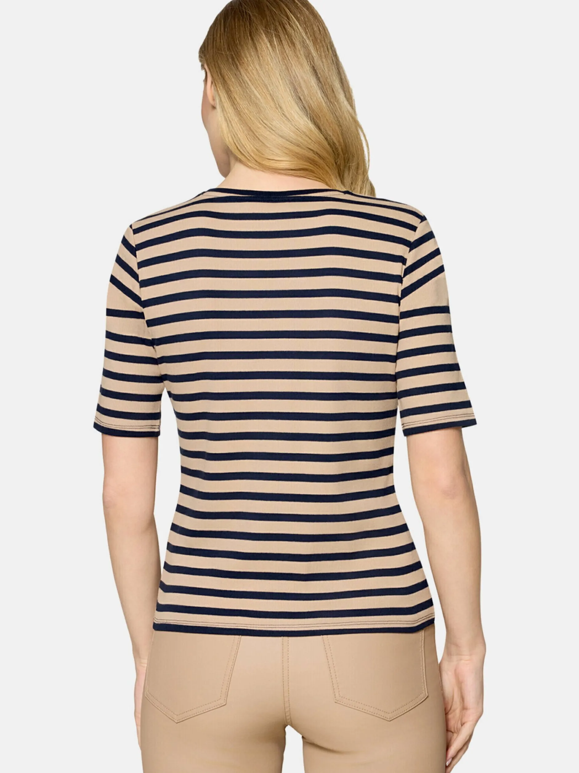 Betty Barclay Damen Basic Shirt in beige mehrfarbig