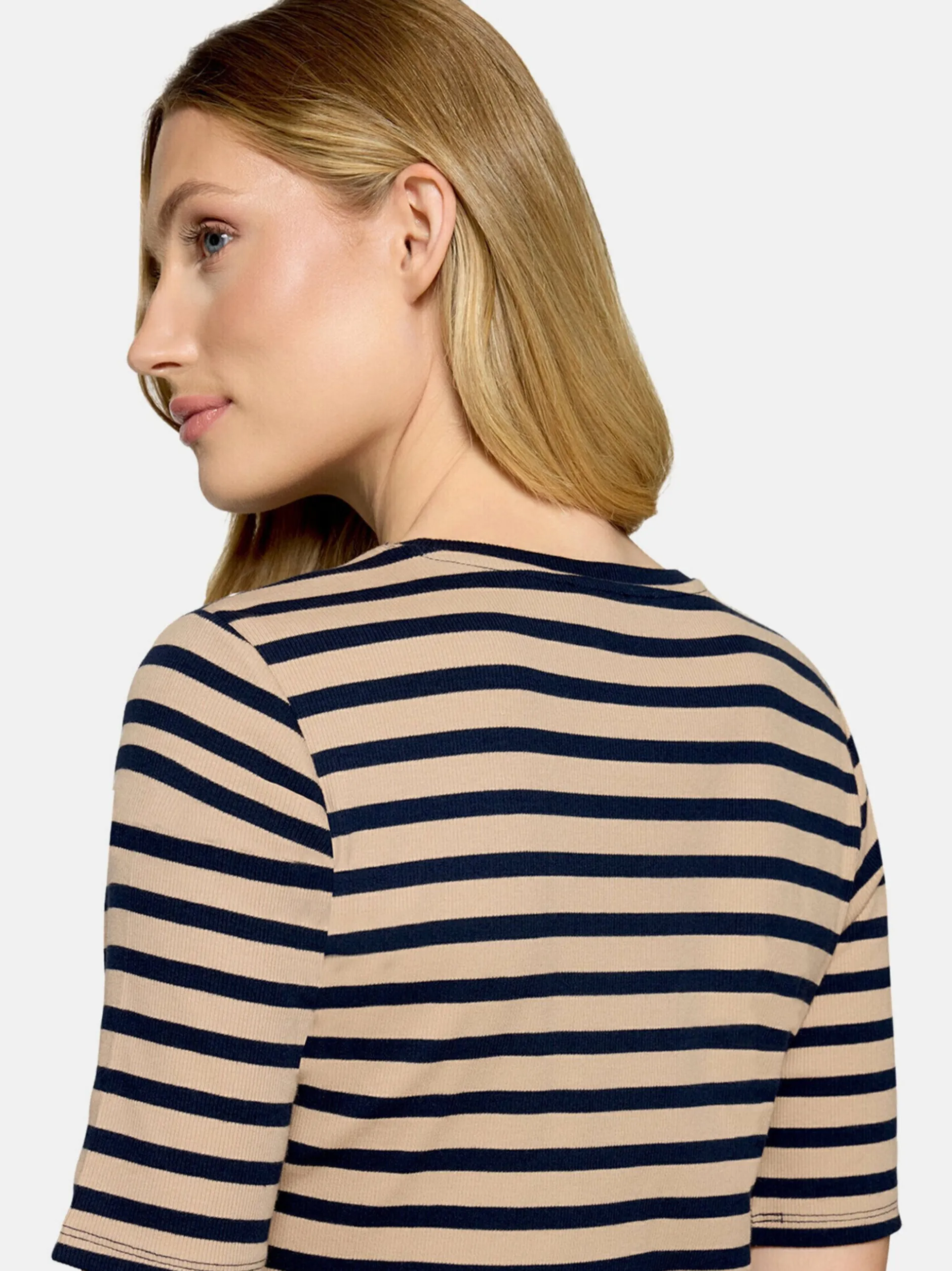 Betty Barclay Damen Basic Shirt in beige mehrfarbig