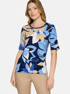 Betty Barclay Damen Basic Shirt in blau
