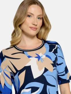 Betty Barclay Damen Basic Shirt in blau