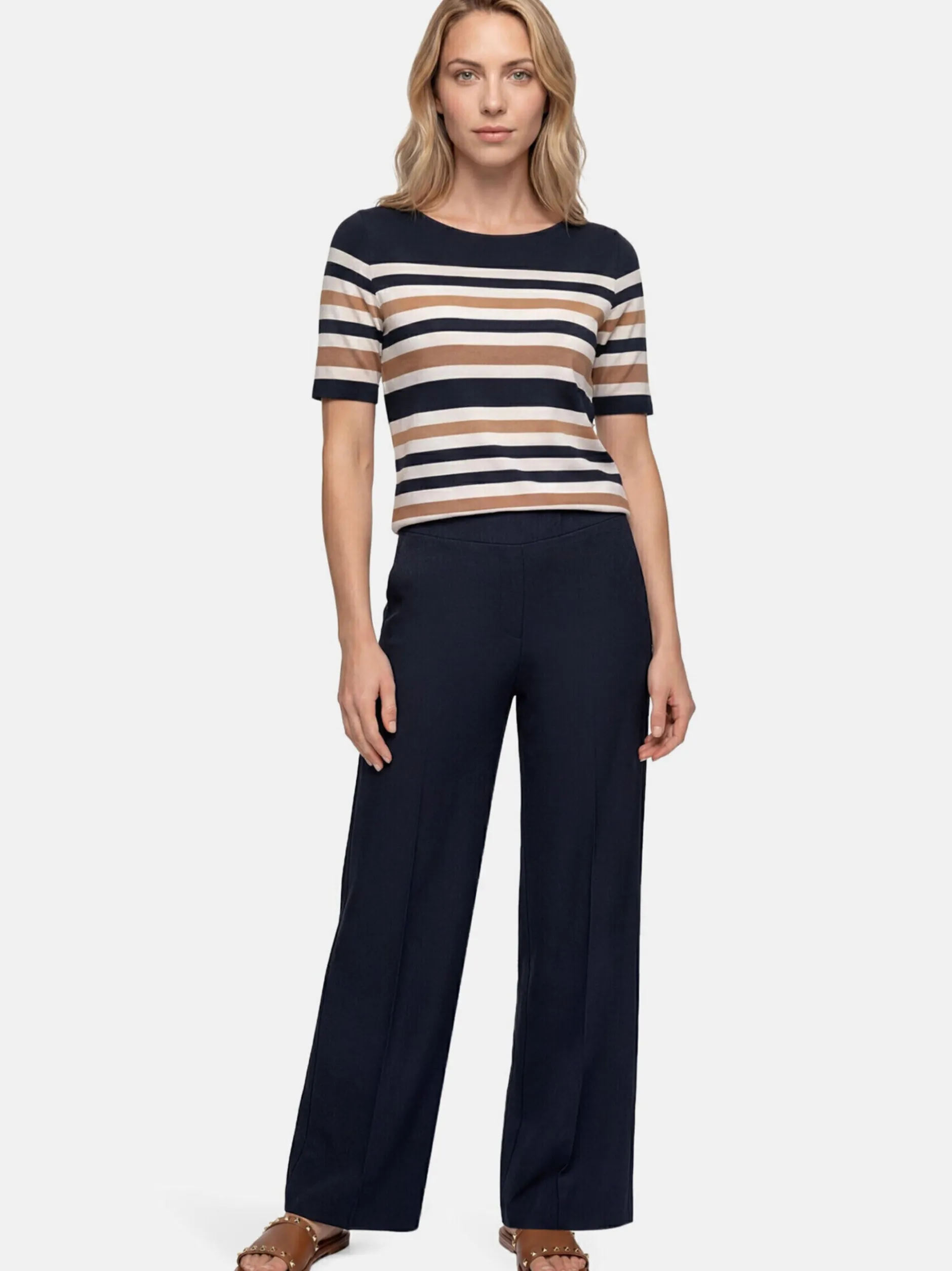 Betty Barclay Damen Basic Shirt in marine mehrfarbig