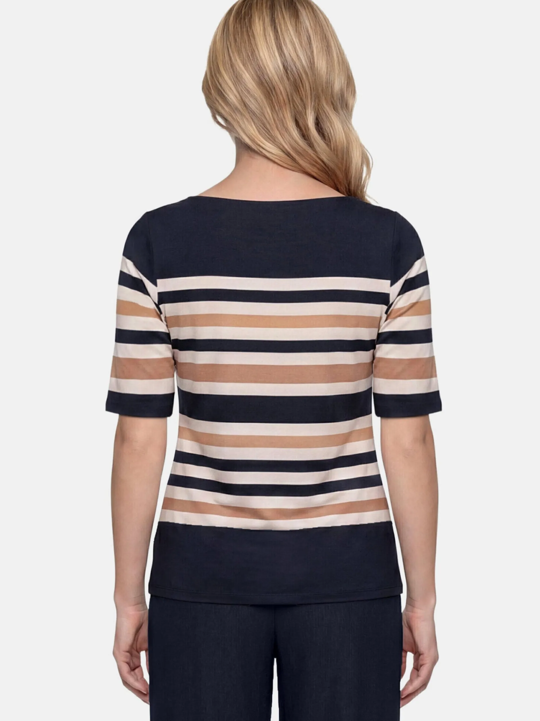 Betty Barclay Damen Basic Shirt in marine mehrfarbig