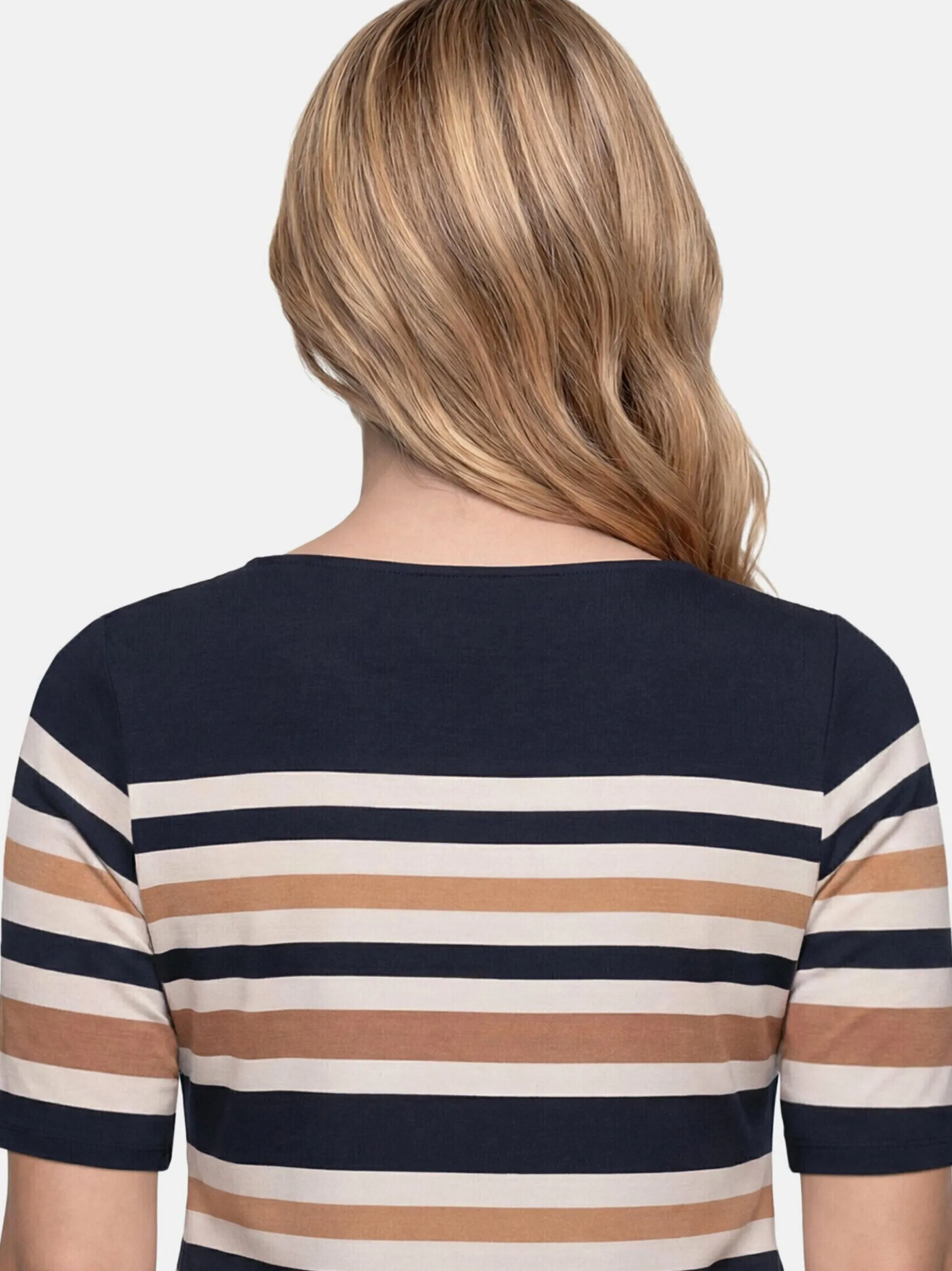 Betty Barclay Damen Basic Shirt in marine mehrfarbig