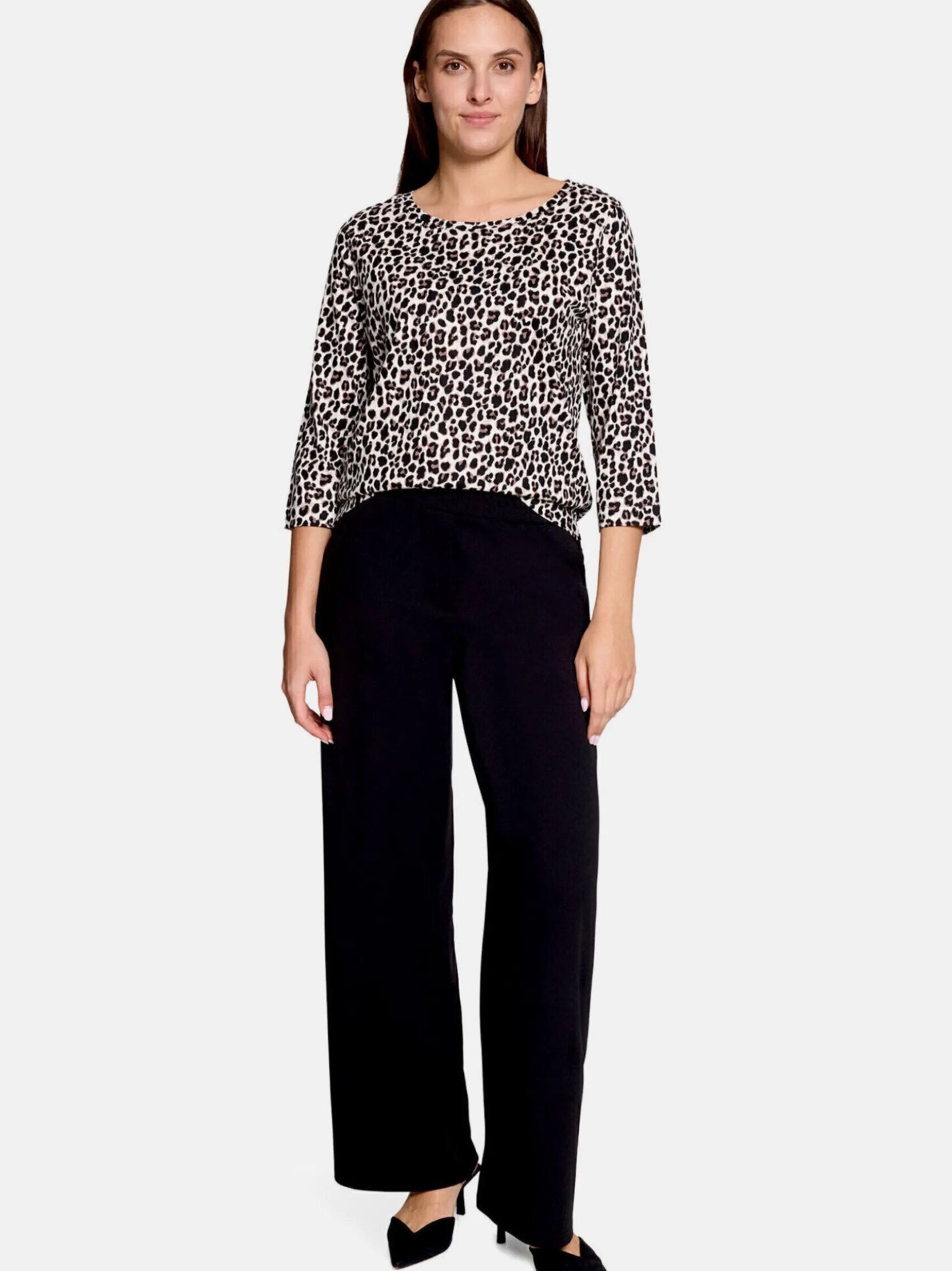 Betty Barclay Damen Basic Shirt in mehrfarbig beige