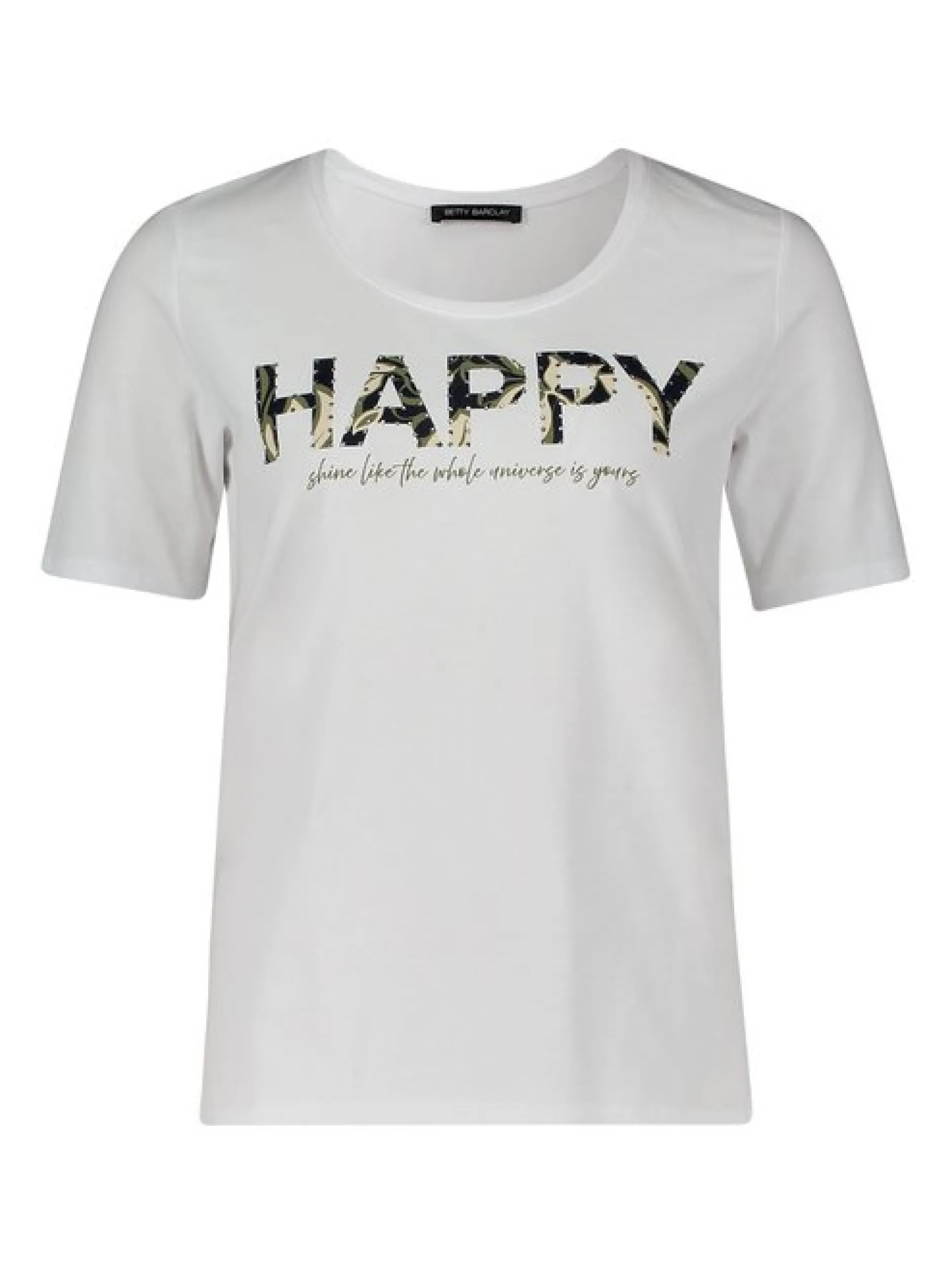 Betty Barclay Damen Basic Shirt in weiß