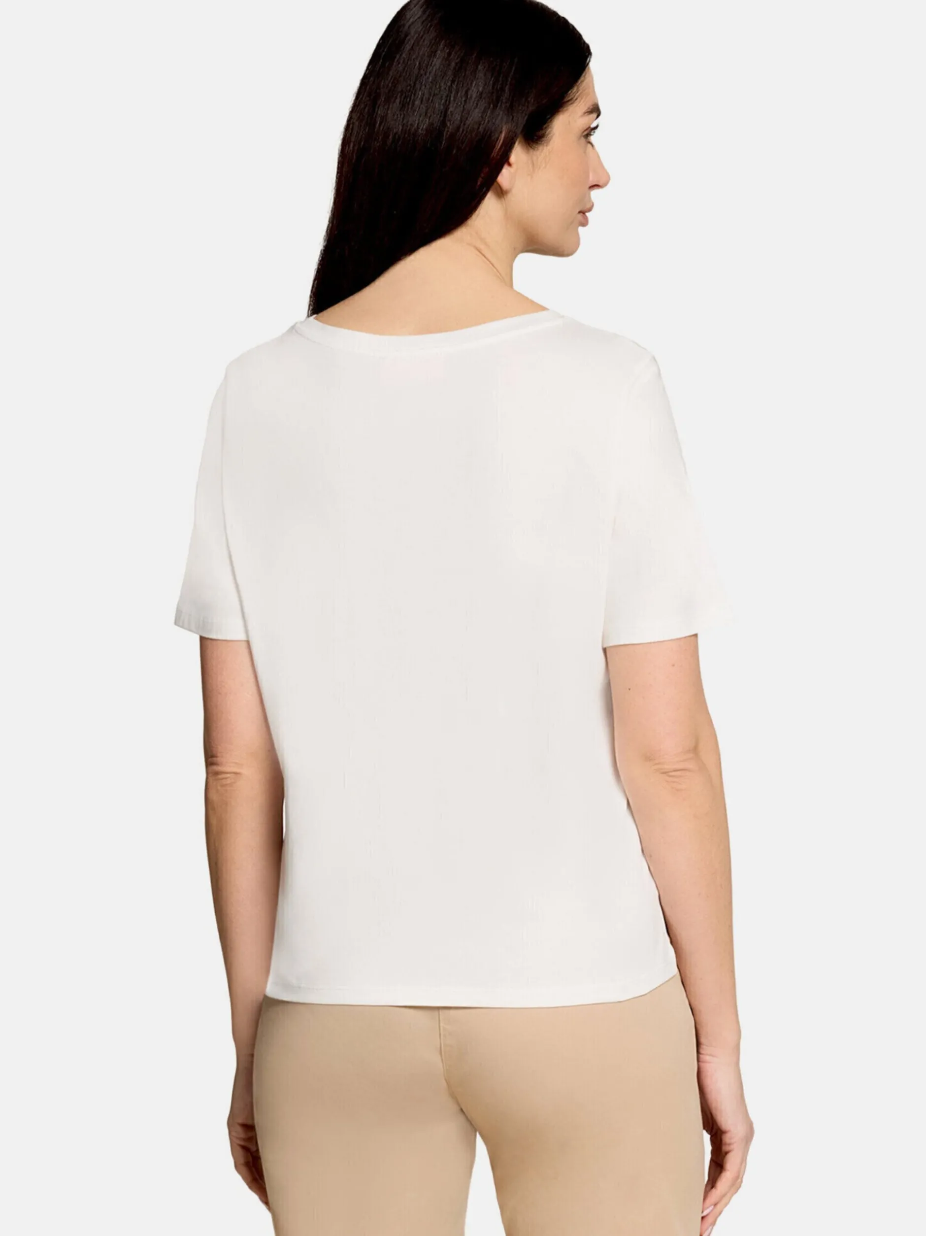 Betty Barclay Damen Basic Shirt in weiß mehrfarbig