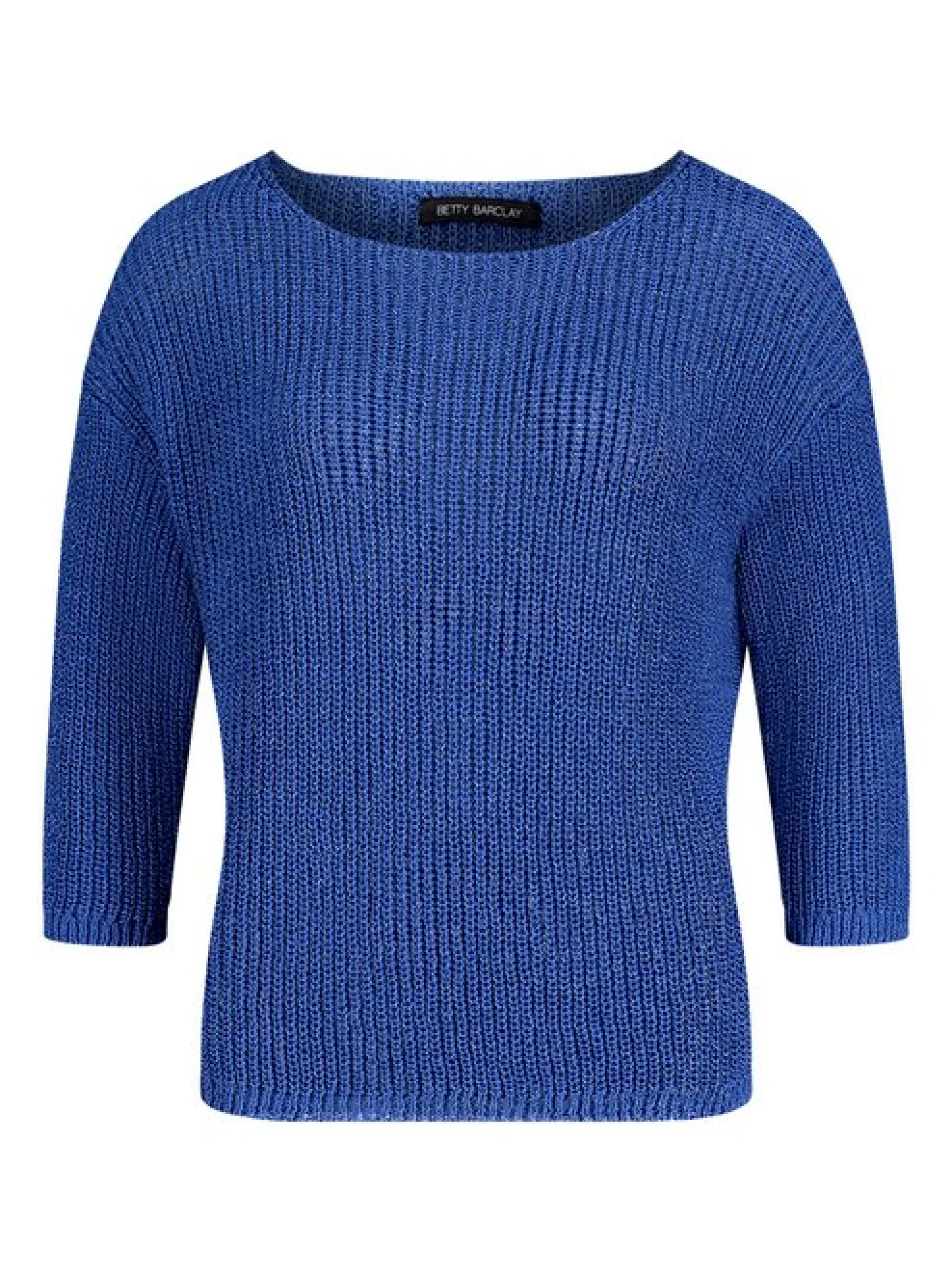 Betty Barclay Damen Basic-Strickpullover in blau