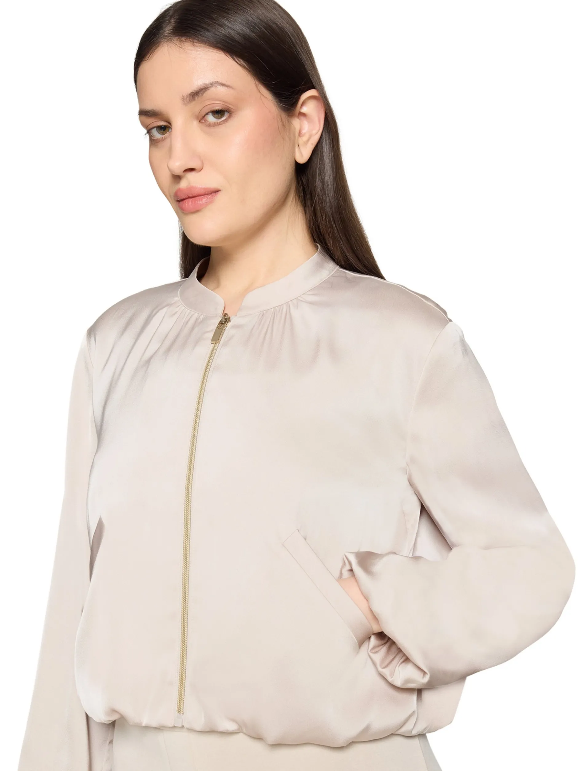 Betty Barclay Damen Blouson in beige - Ärmel: langarm