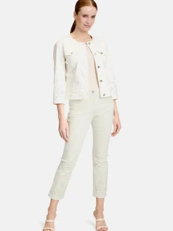 Betty Barclay Damen Casual-Hose in weiß