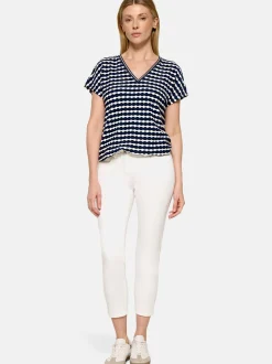 Betty Barclay Damen Casual-Shirt in blau weiß