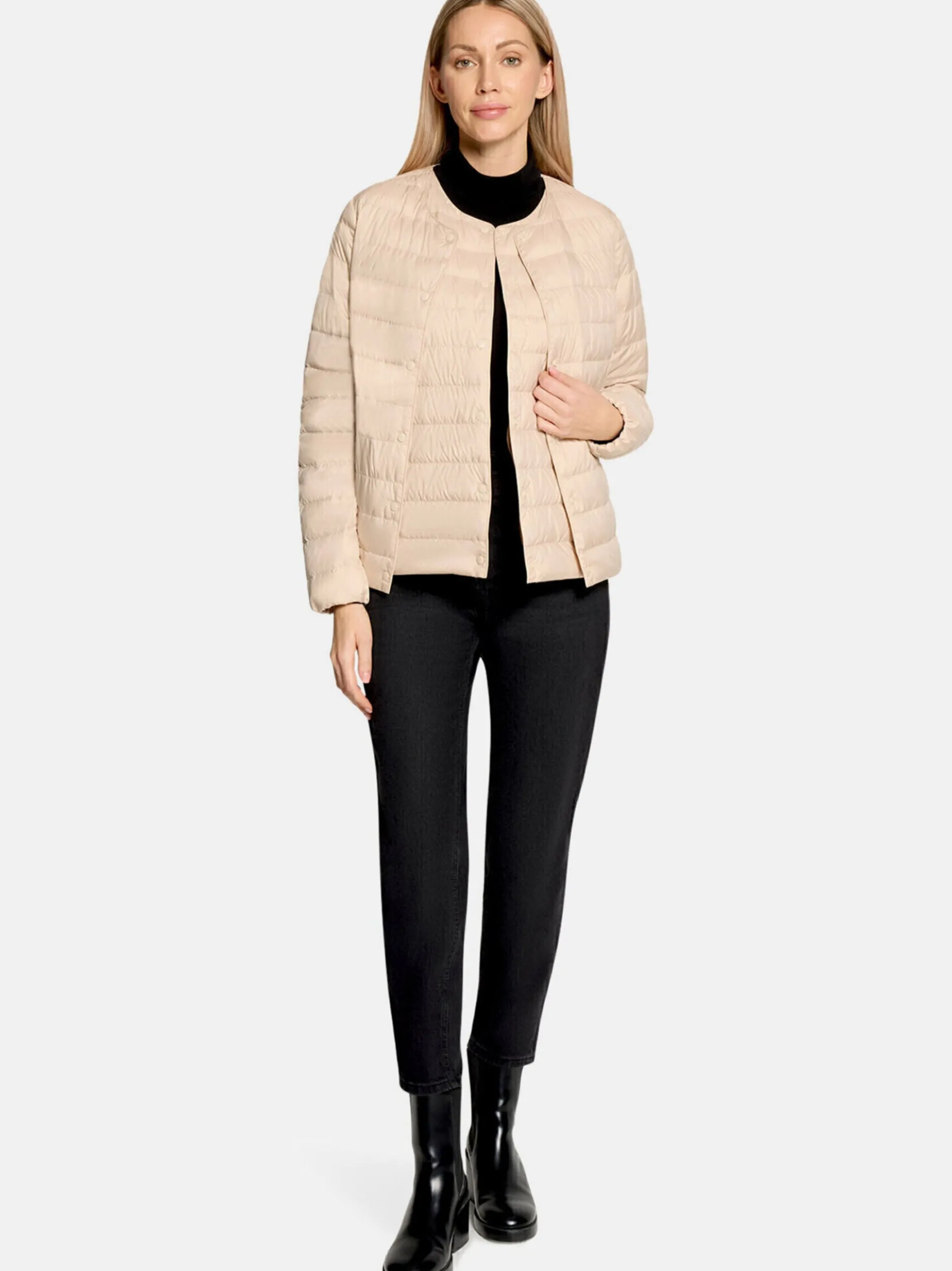Betty Barclay Damen Daunenweste in beige