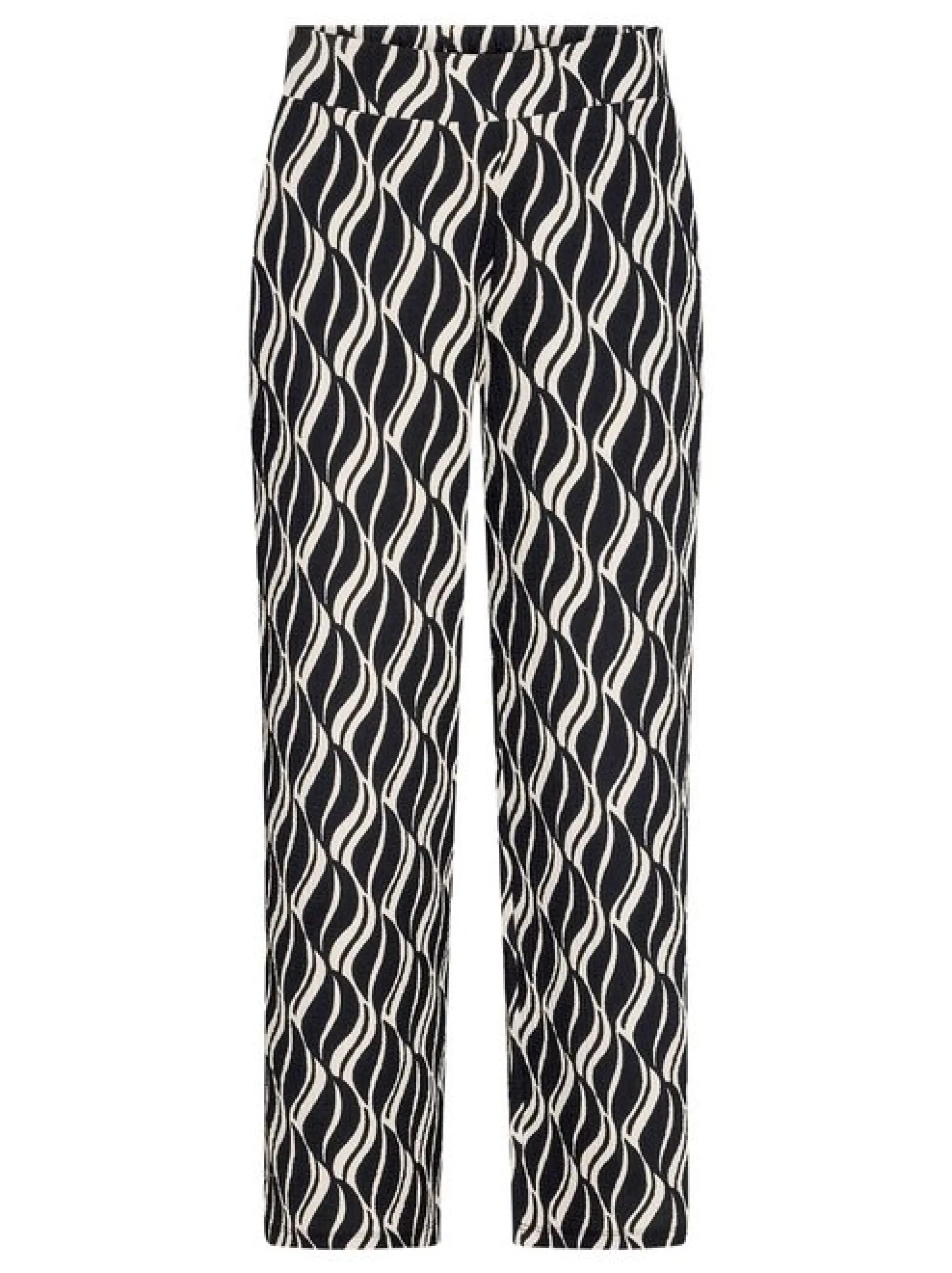 Betty Barclay Damen Hose in schwarz mehrfarbig