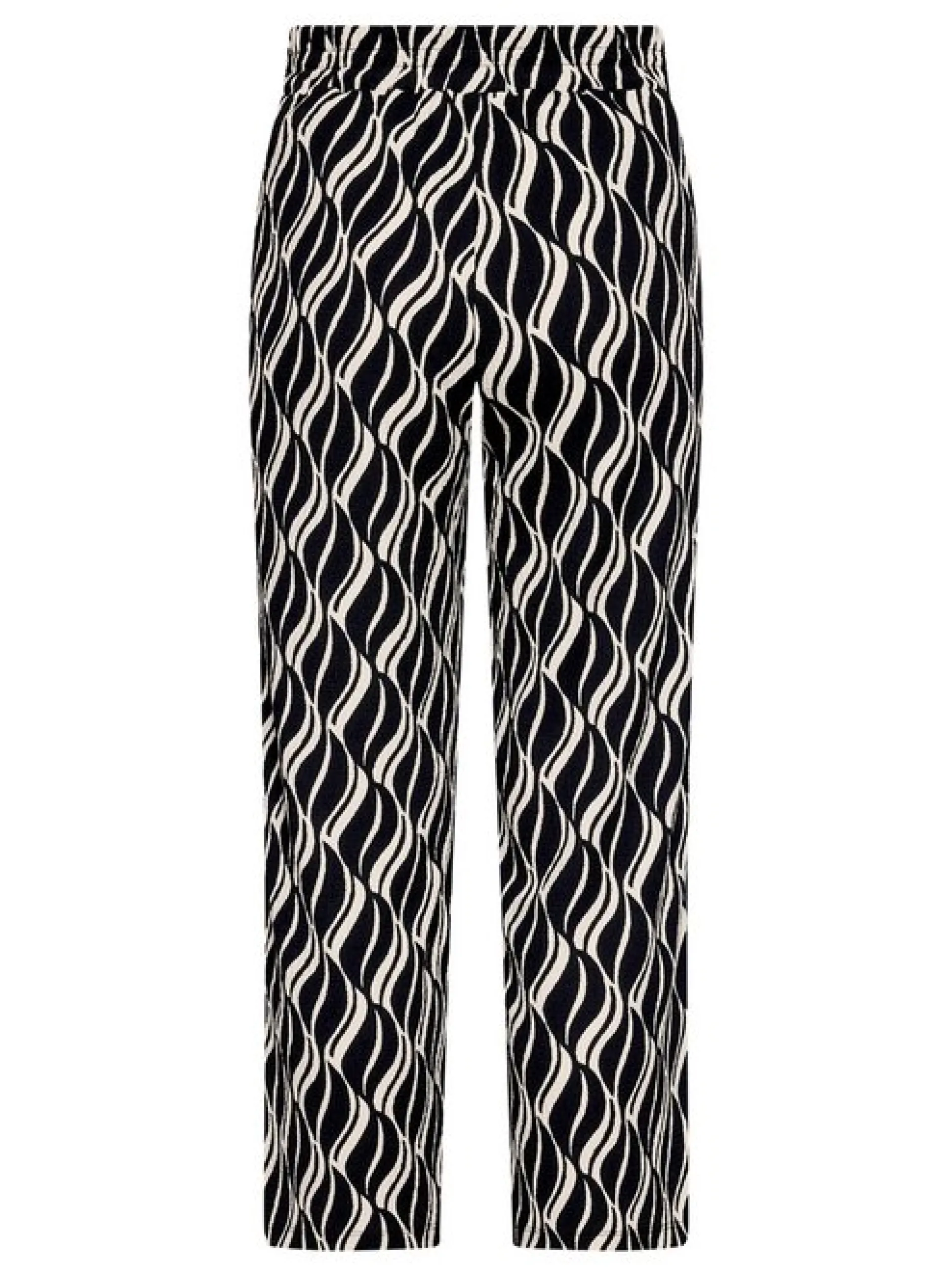 Betty Barclay Damen Hose in schwarz mehrfarbig