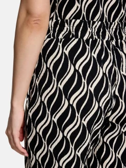 Betty Barclay Damen Hose in schwarz mehrfarbig