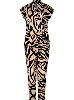 Betty Barclay Damen Jumpsuit in schwarz mehrfarbig
