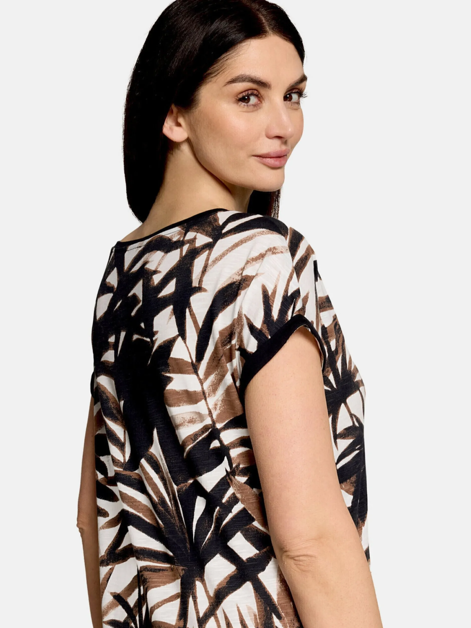 Betty Barclay Damen Kurzarmshirt in beige