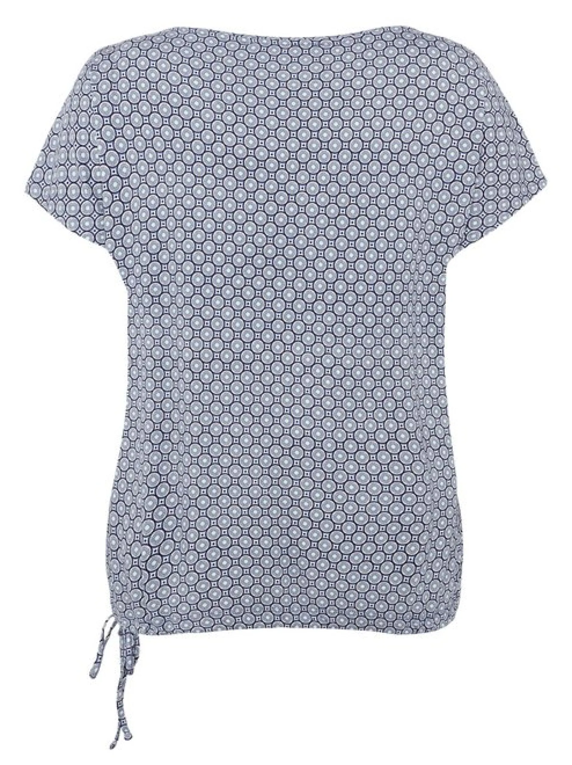 Betty Barclay Damen Kurzarmshirt in blau mehrfarbig