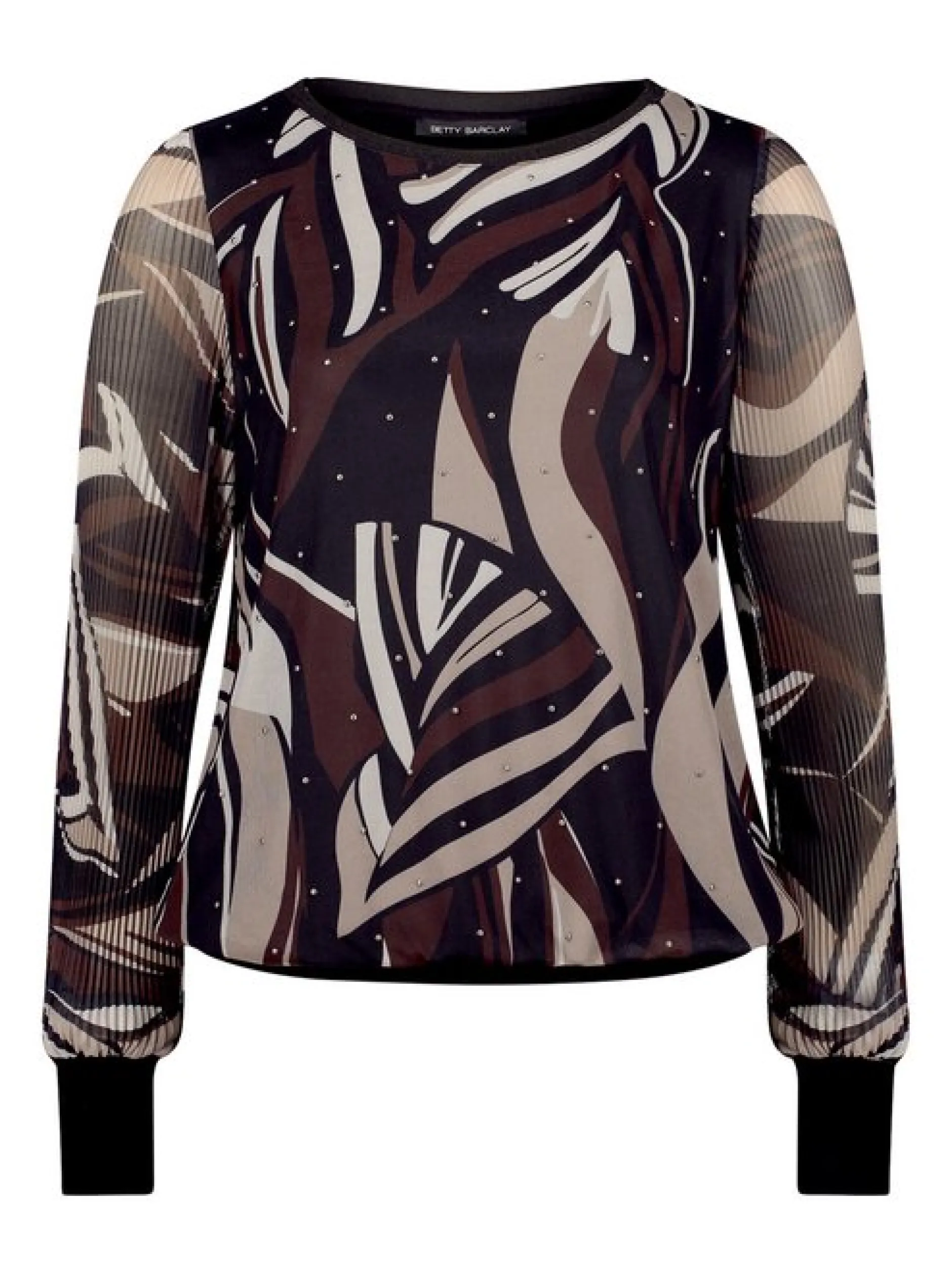 Betty Barclay Damen Langarm-Shirt in mehrfarbig