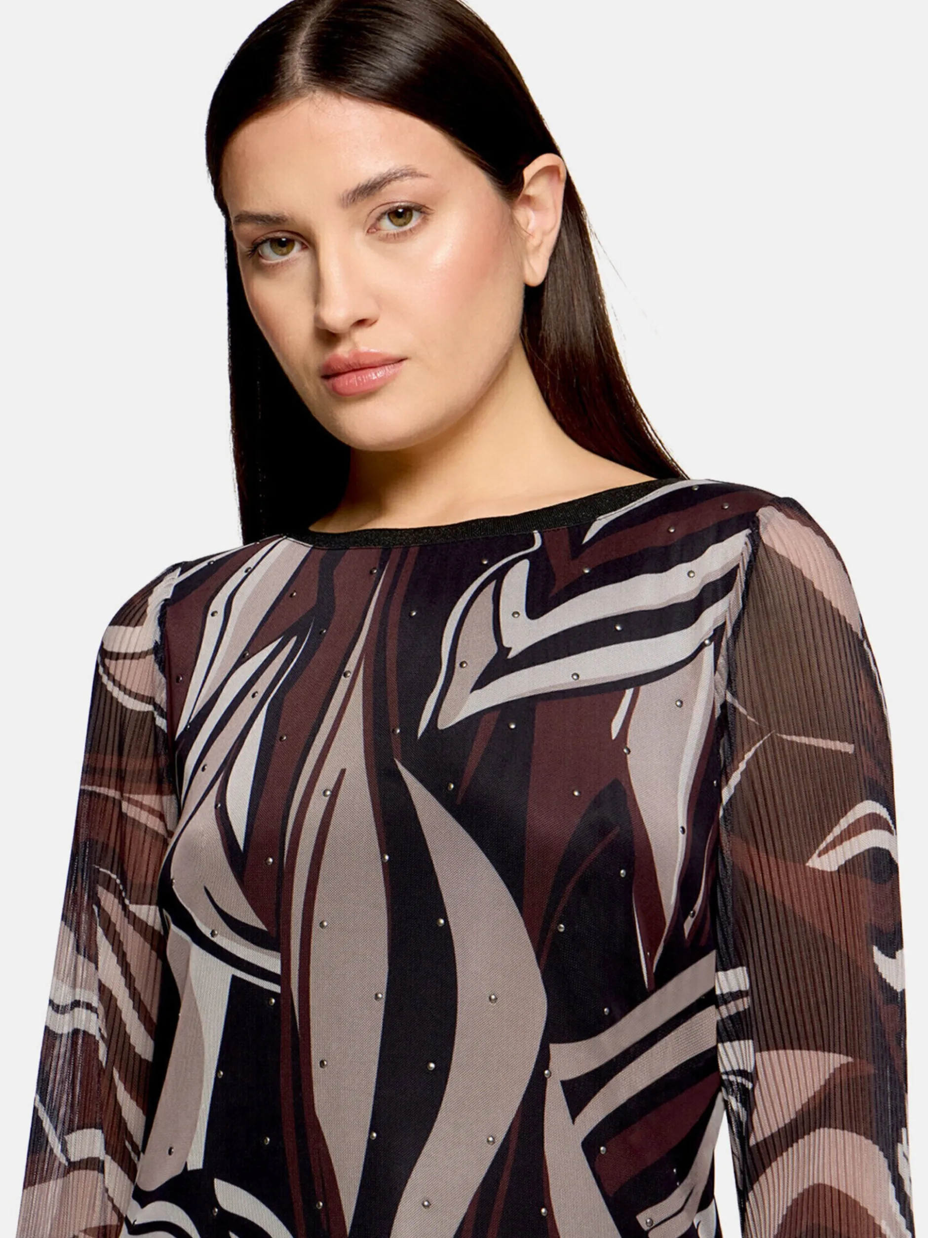 Betty Barclay Damen Langarm-Shirt in mehrfarbig