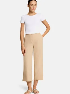 Betty Barclay Damen Leinenhose in beige